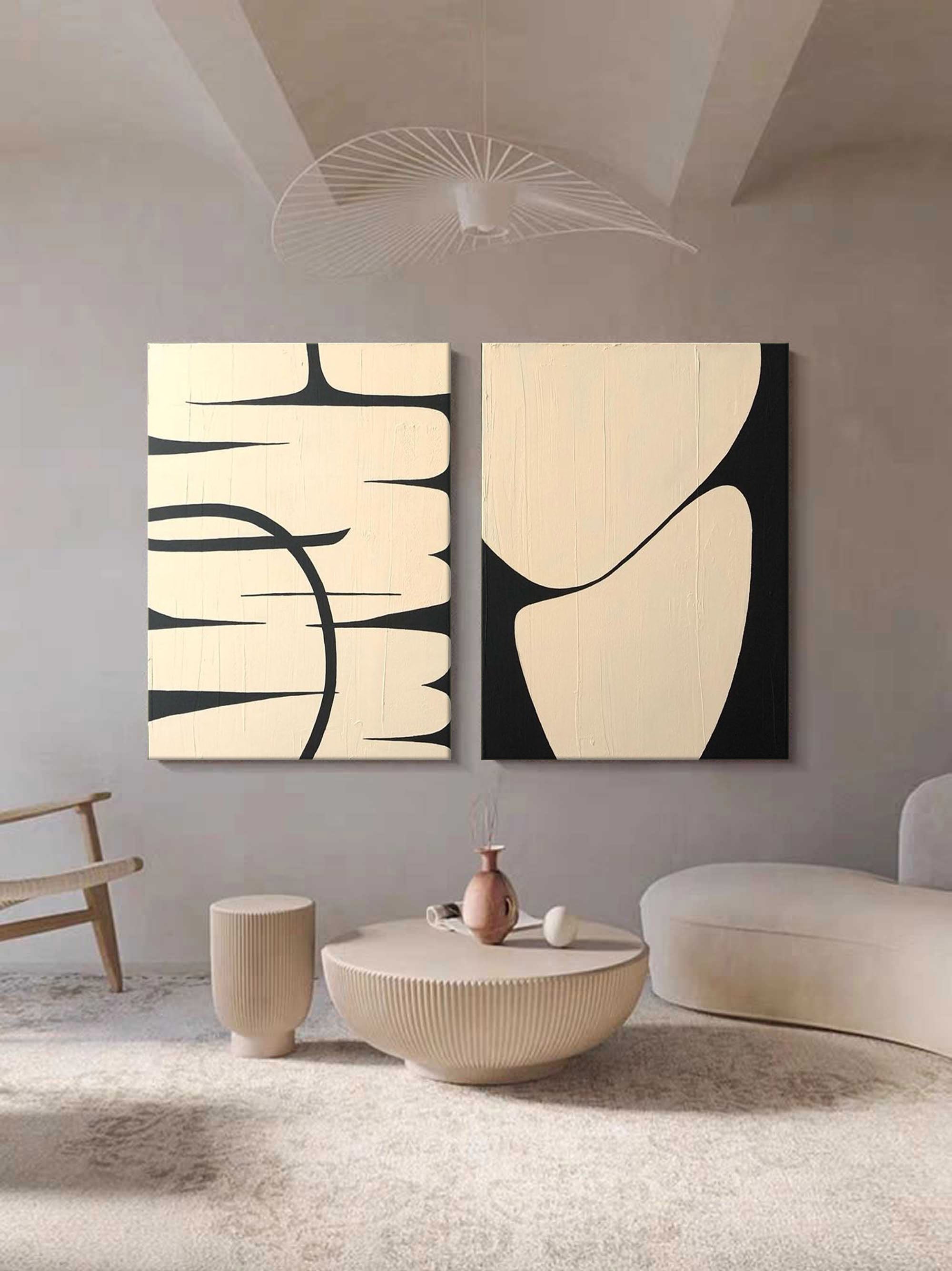 vipgallery Abstract Painting Set Of 2 #SP135