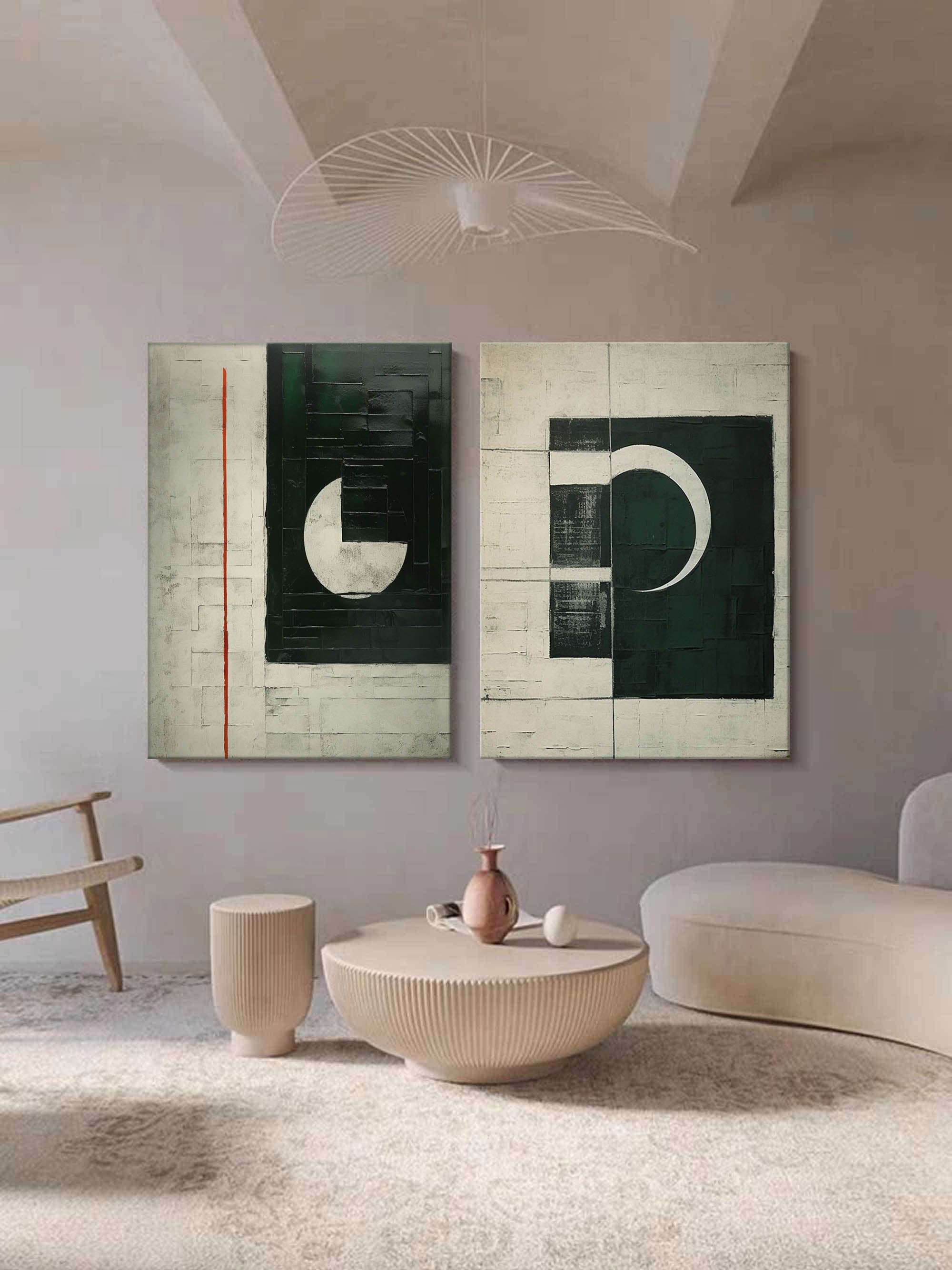 vipgallery Abstract Painting Set Of 2 #SP150