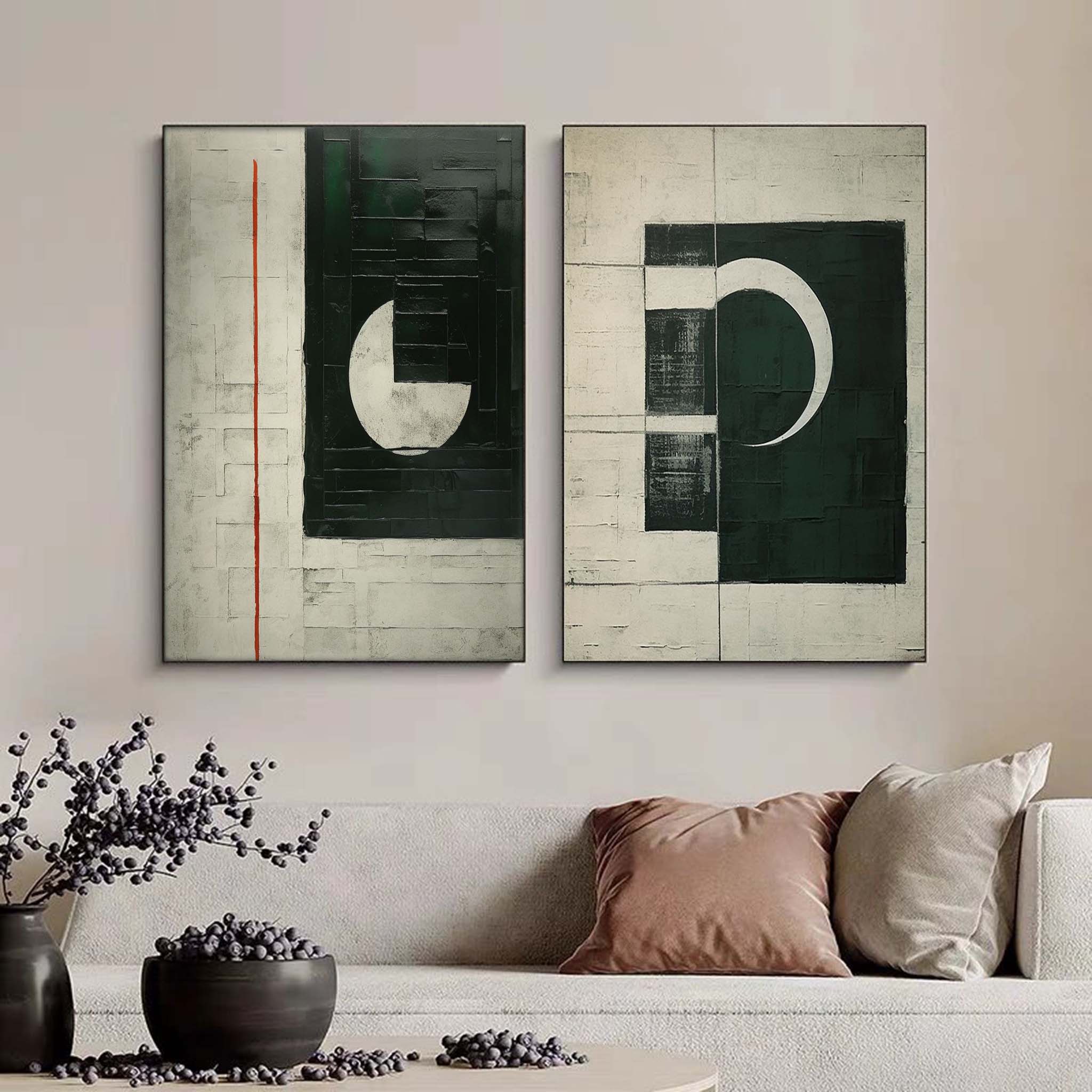 vipgallery Abstract Painting Set Of 2 #SP150