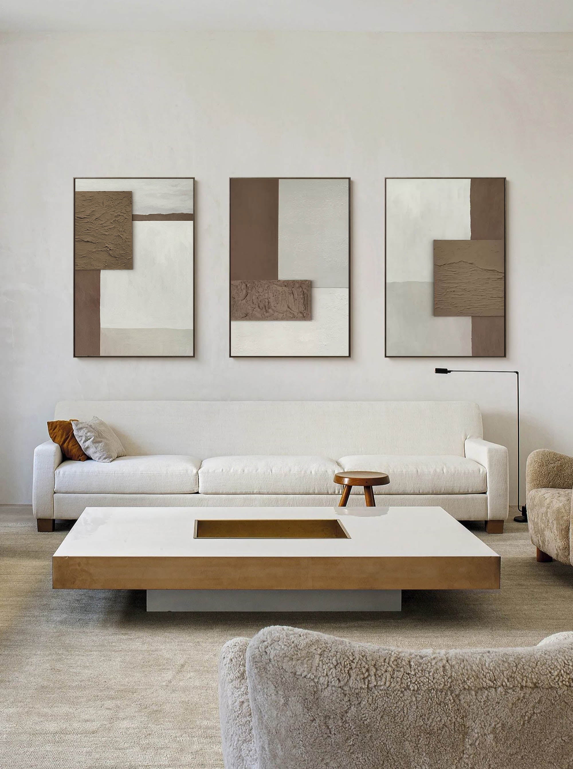 vipgallery Abstract Painting Set of 3 #SP009