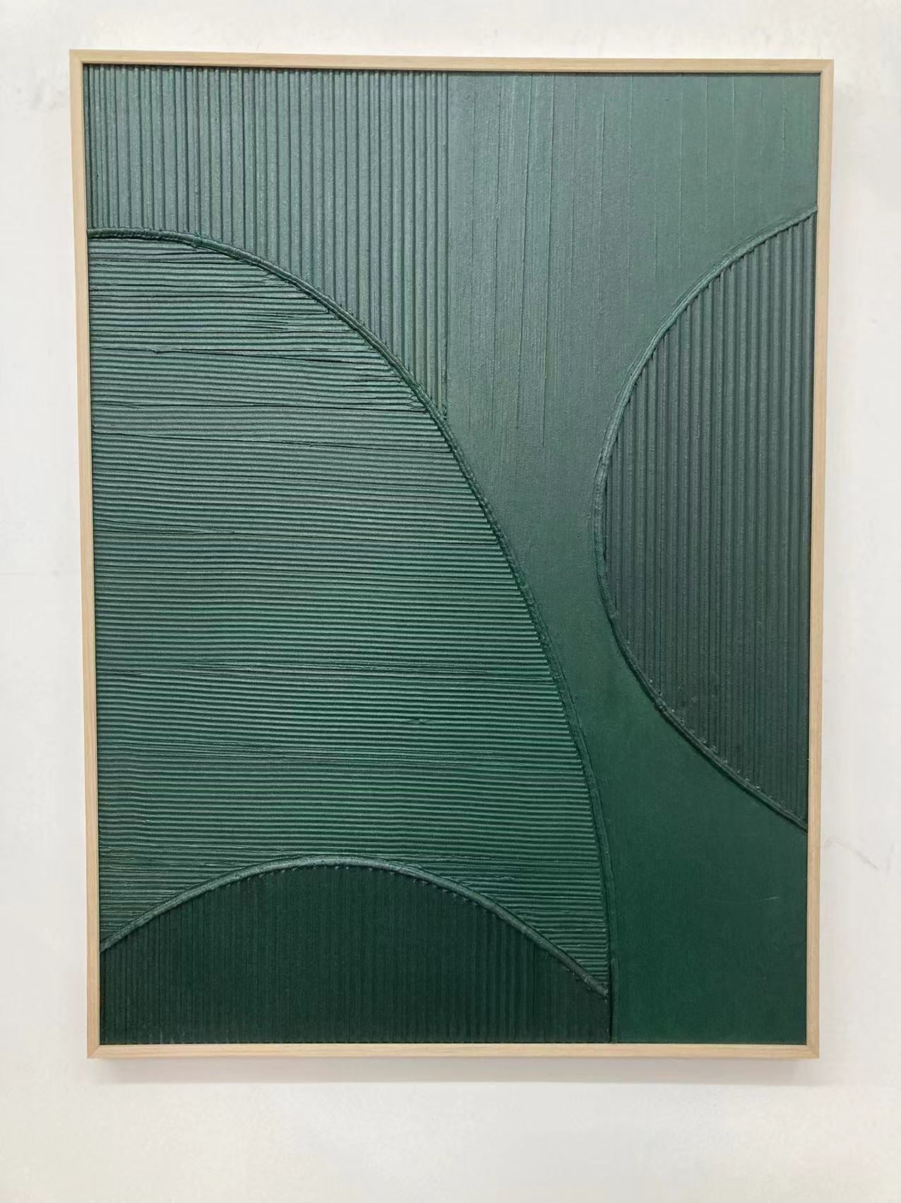 vipgallery Blue & Green Abstract Painting #CXA 009