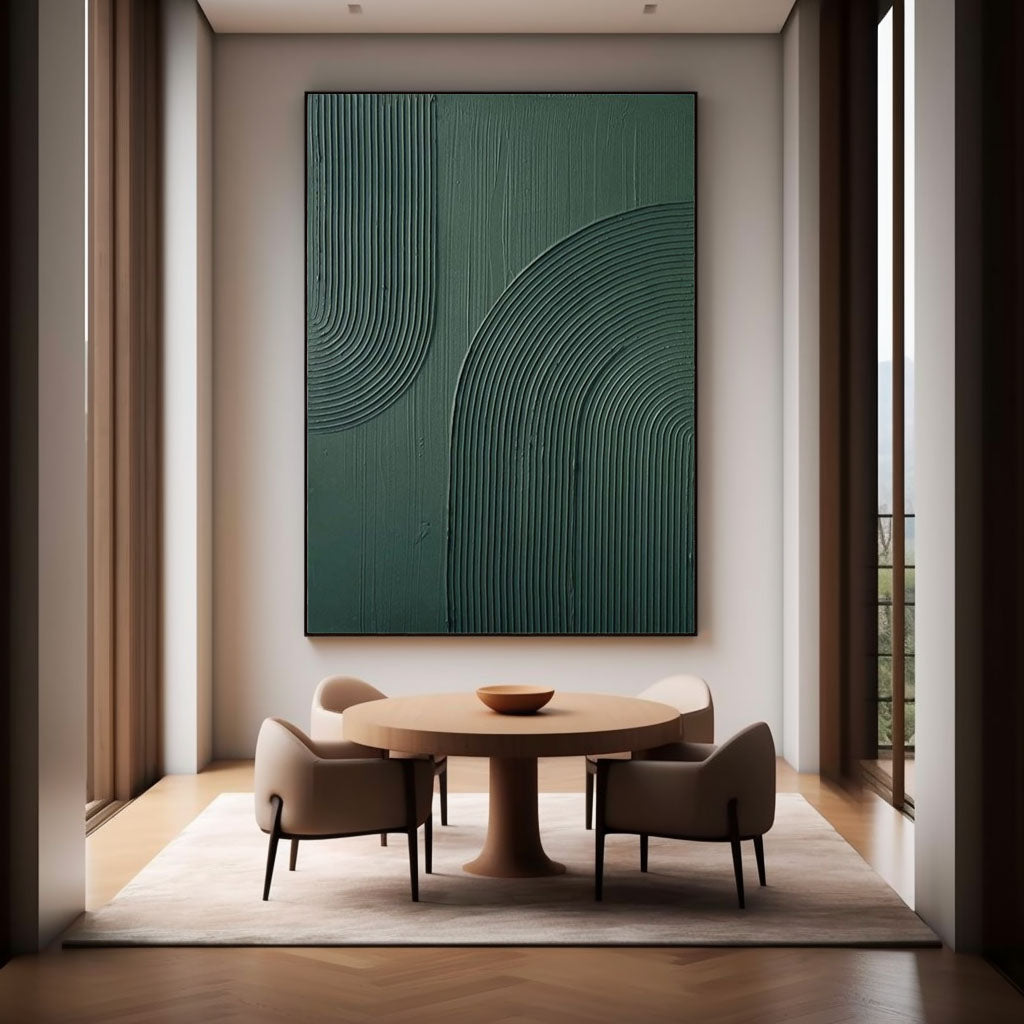 vipgallery Blue & Green Abstract Painting #CXA 015