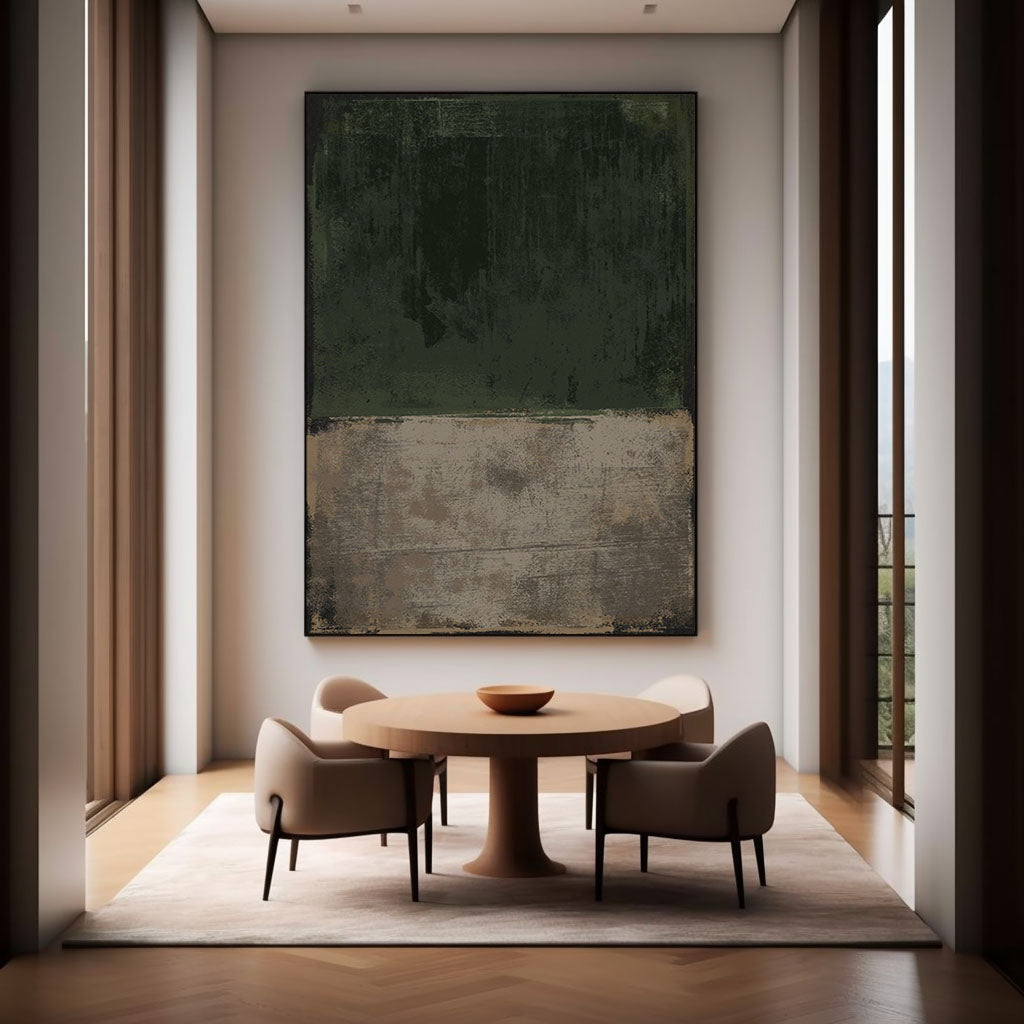 vipgallery Blue & Green Abstract Painting #CXA 013