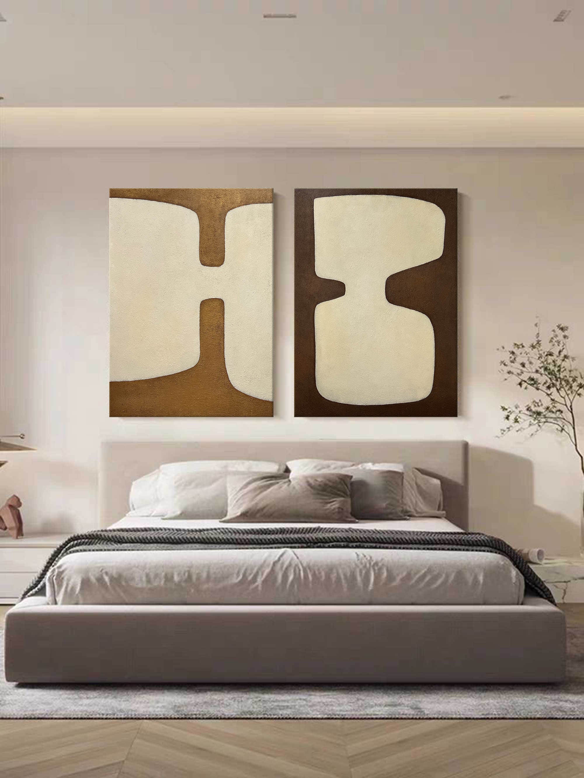 vipgallery Abstract Painting Set Of 2 #SP149