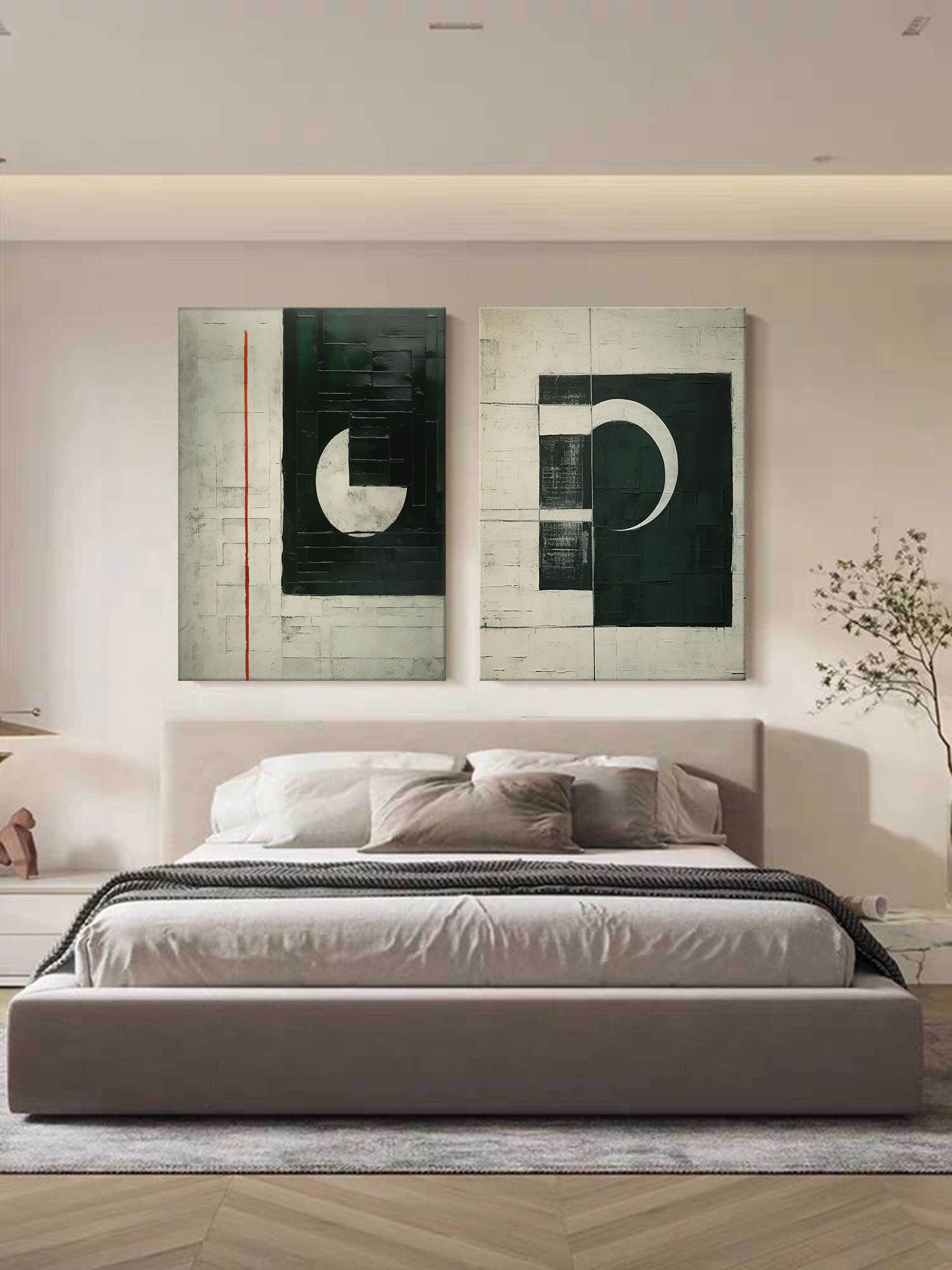 vipgallery Abstract Painting Set Of 2 #SP150