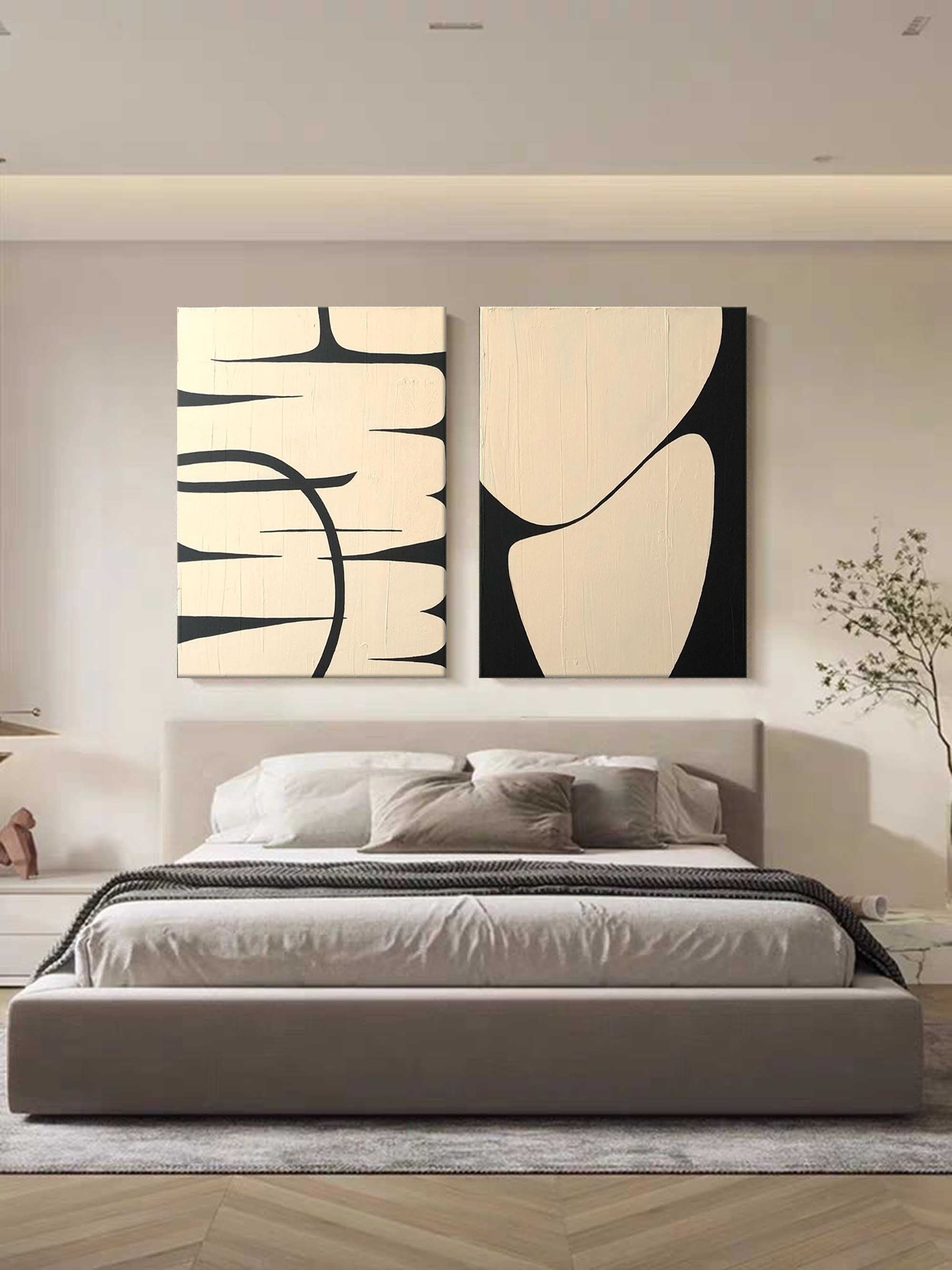 vipgallery Abstract Painting Set Of 2 #SP135