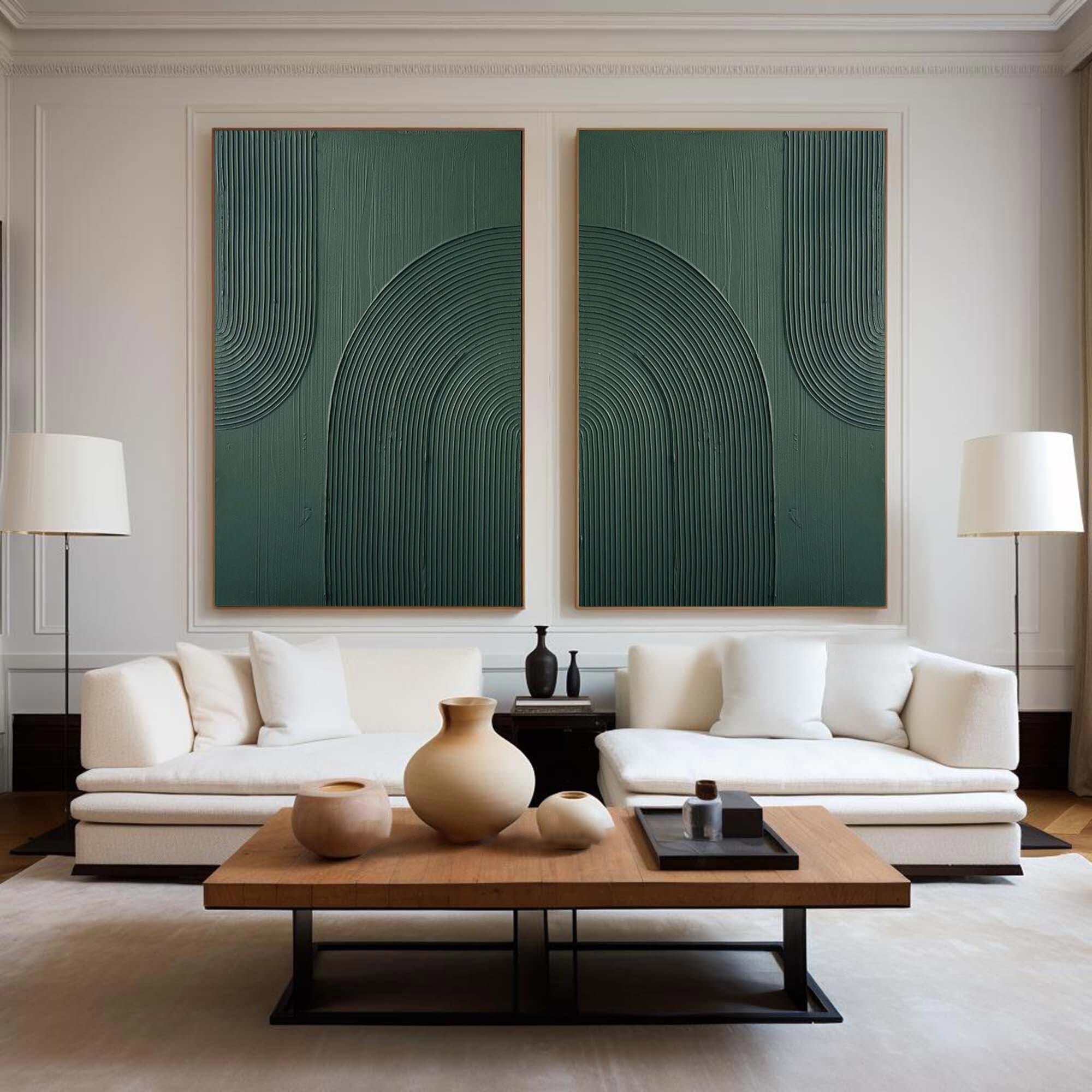 vipgallery Abstract Tranquility Painting SET OF 2 #CXA 017