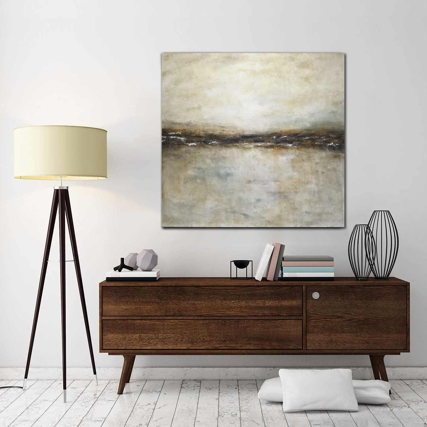 vipgallery Earth Tones XL Landscape Oil Painting "Dreaming the Journey"