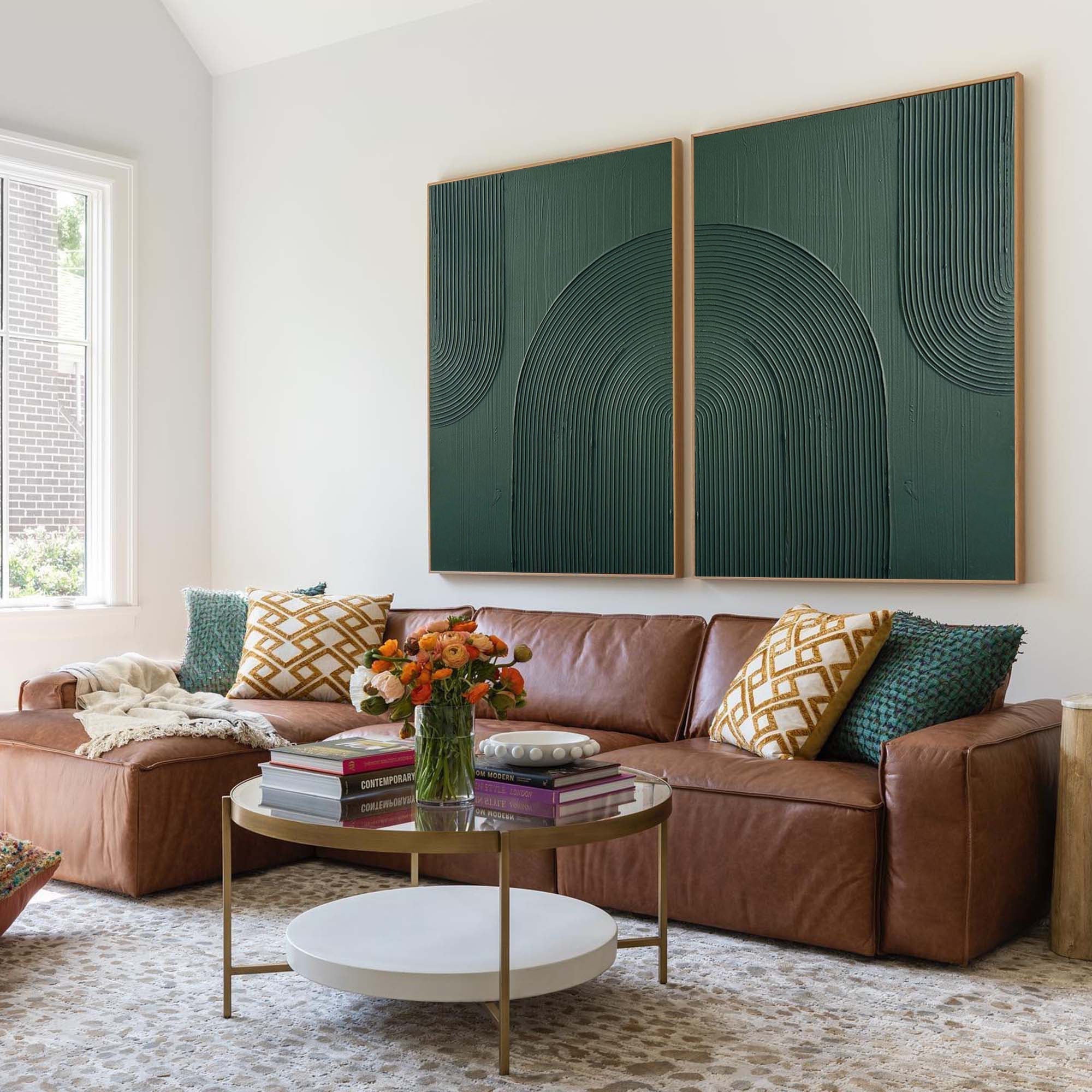 vipgallery Abstract Tranquility Painting SET OF 2 #CXA 017