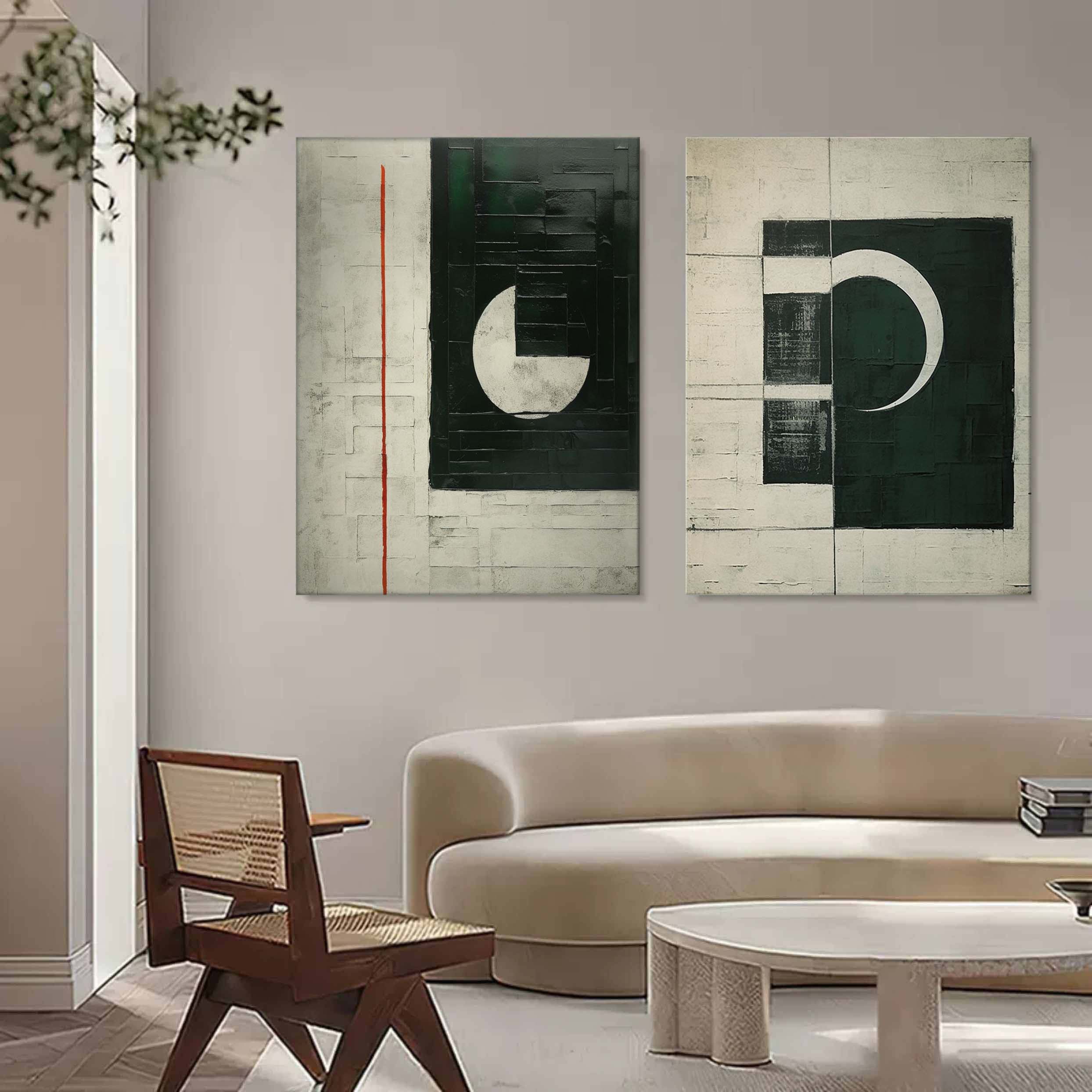 vipgallery Abstract Painting Set Of 2 #SP150