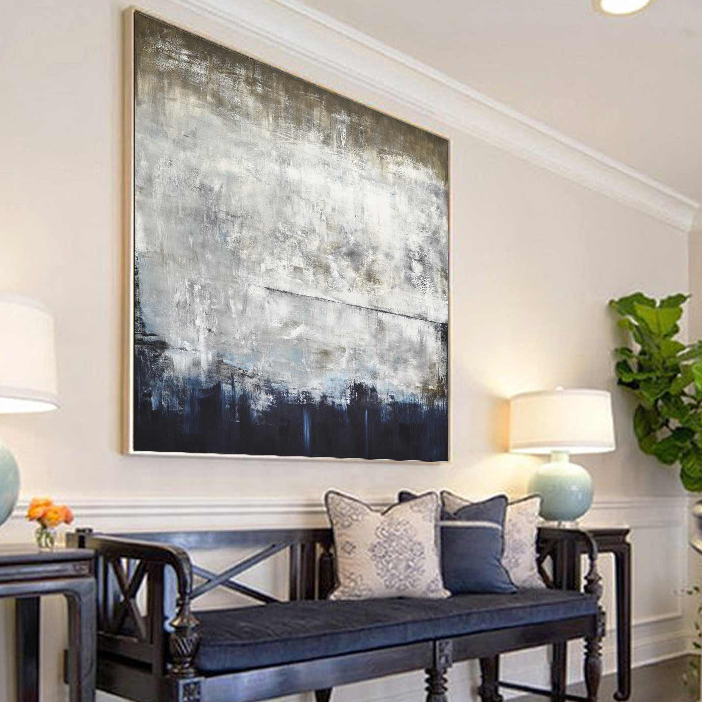 vipgallery High End Hand Painted Abstract "Silent Strength"