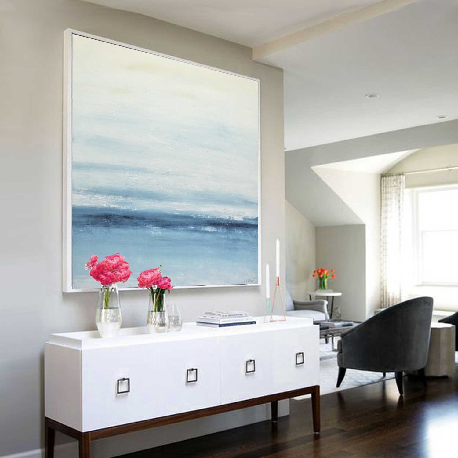 vipgallery Large Original Landscape Simplicity Painting "New Horizons"
