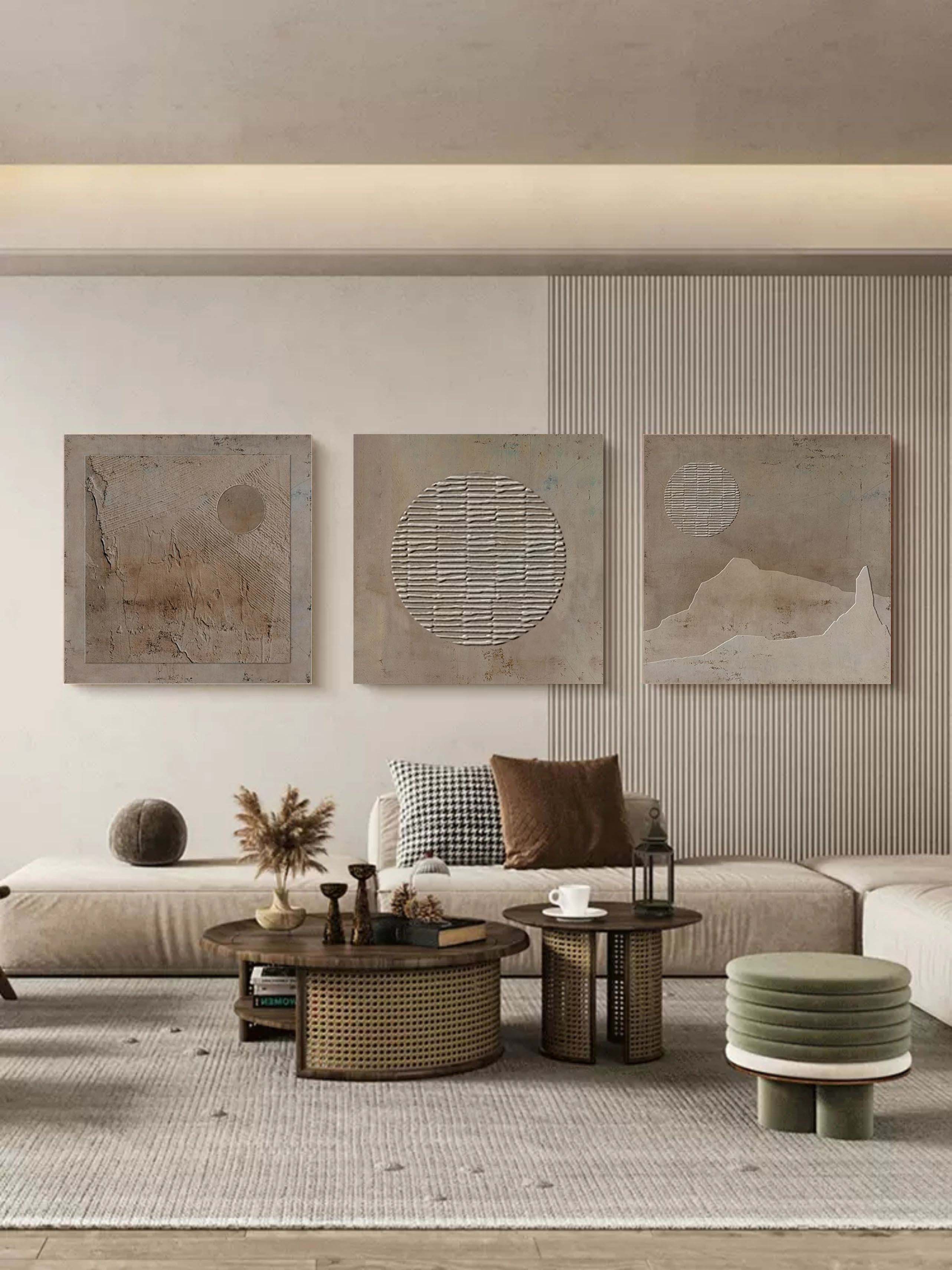 vipgallery Abstract Painting Set Of 3 #SP062