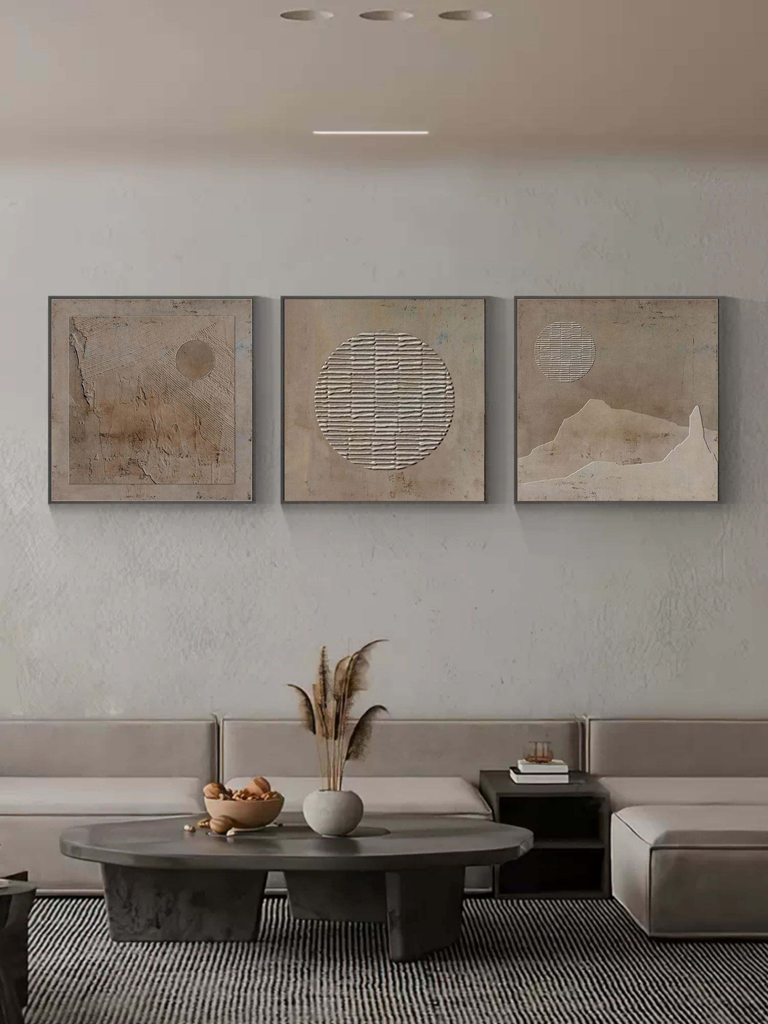 vipgallery Abstract Painting Set Of 3 #SP062