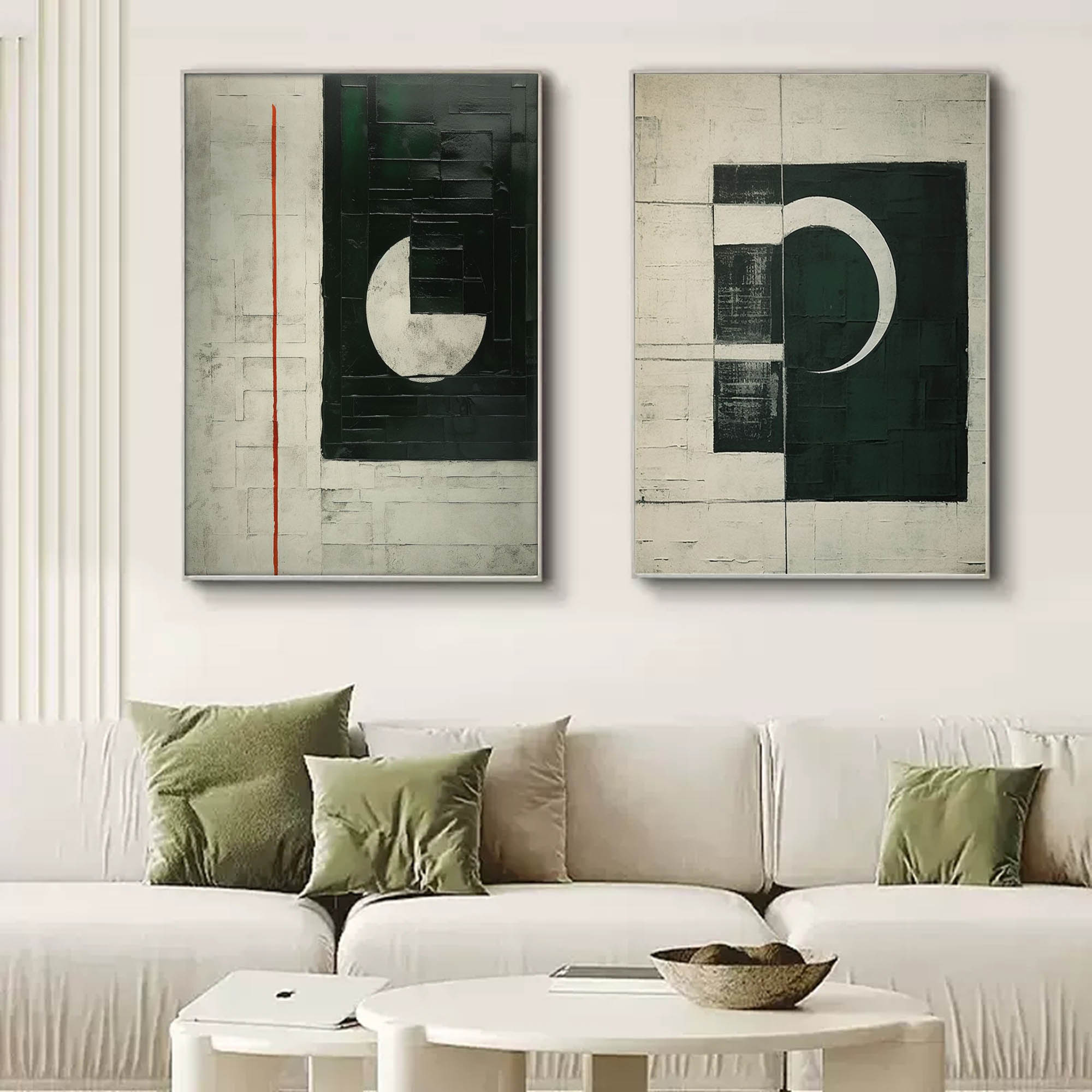 vipgallery Abstract Painting Set Of 2 #SP150