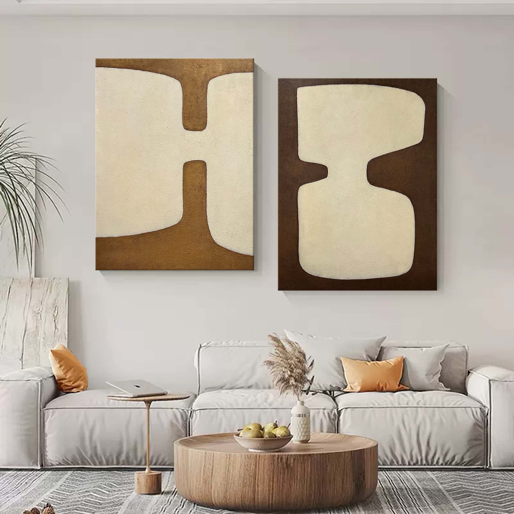 vipgallery Abstract Painting Set Of 2 #SP149