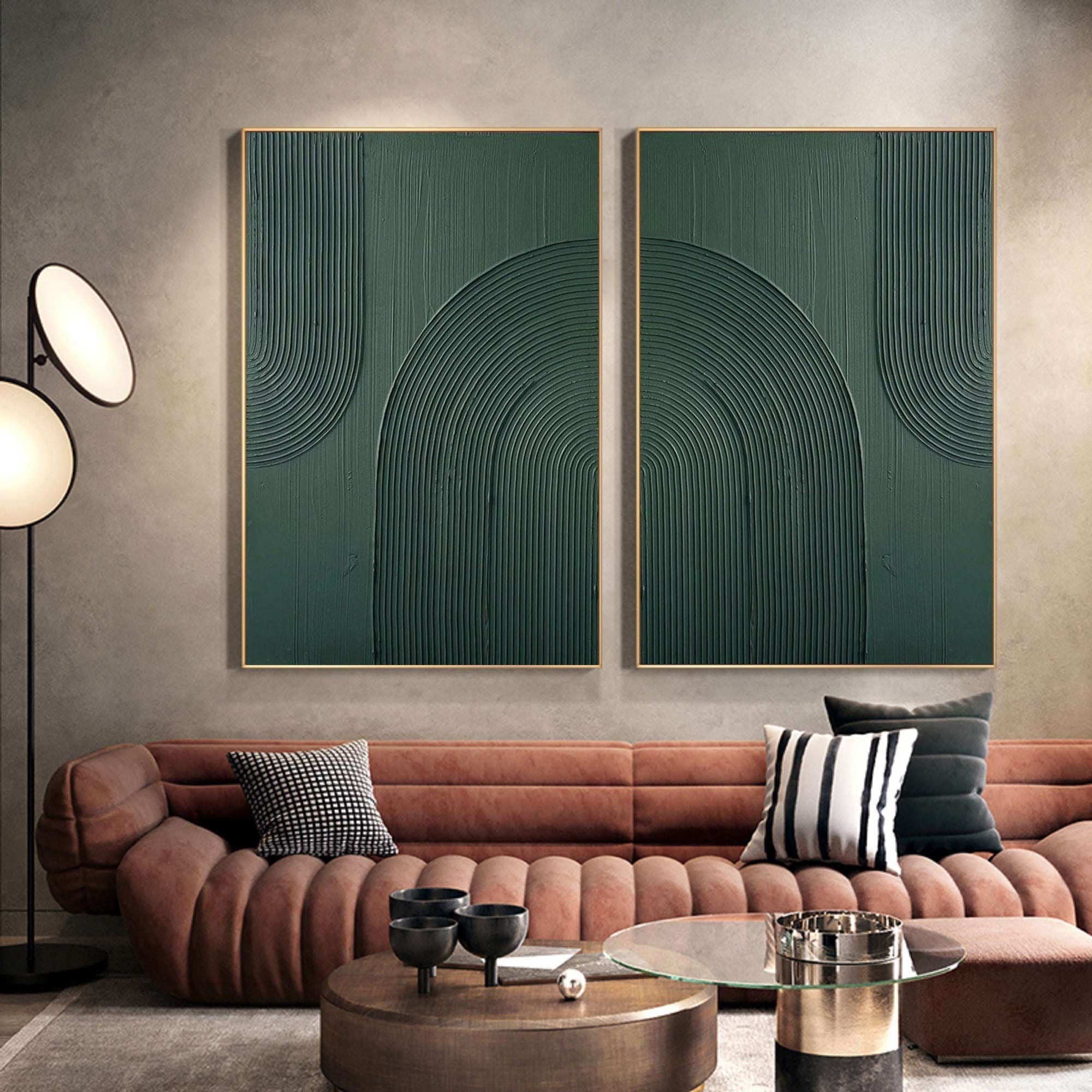 vipgallery Abstract Tranquility Painting SET OF 2 #CXA 017
