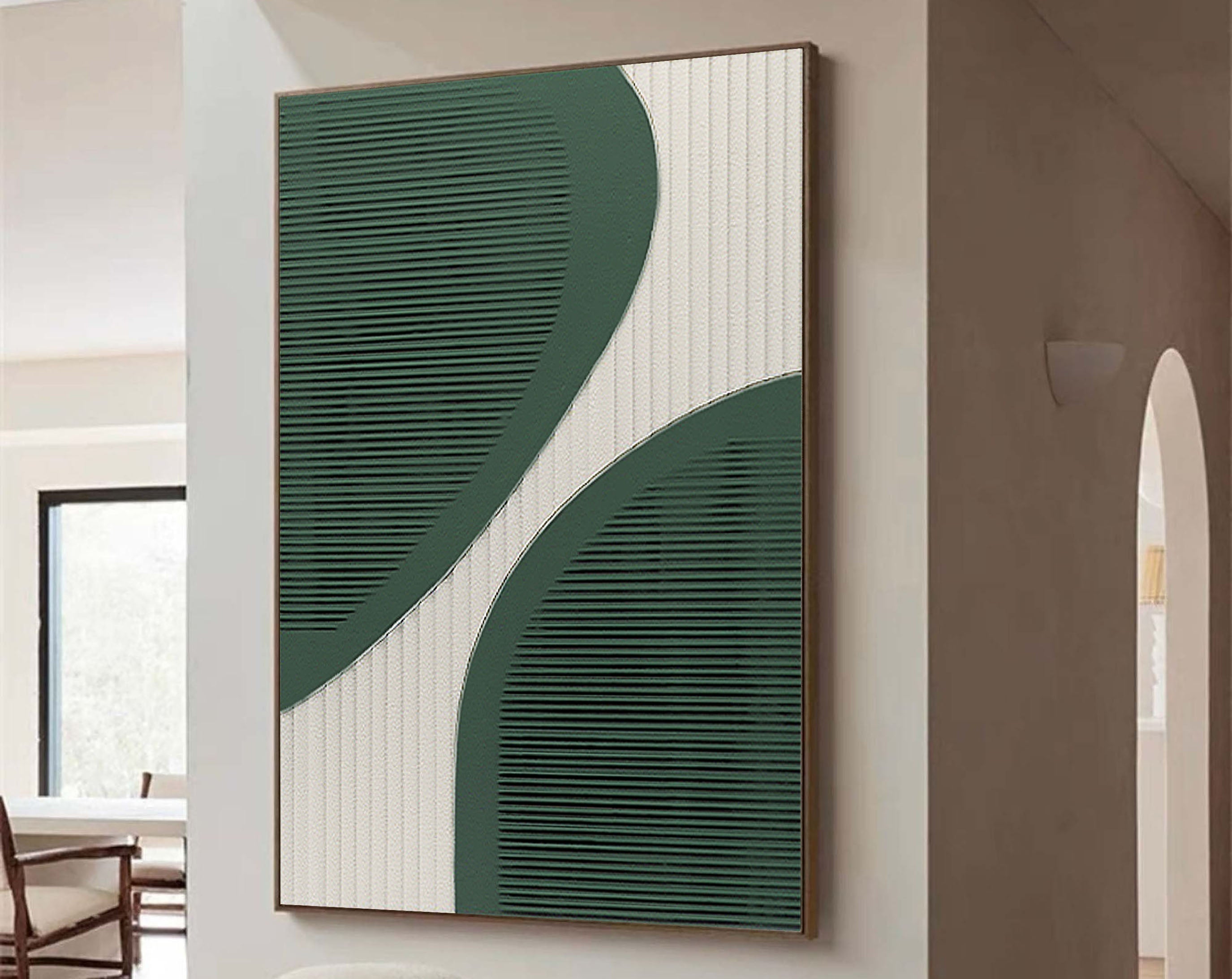 vipgallery Blue & Green Abstract Painting #CXA 008