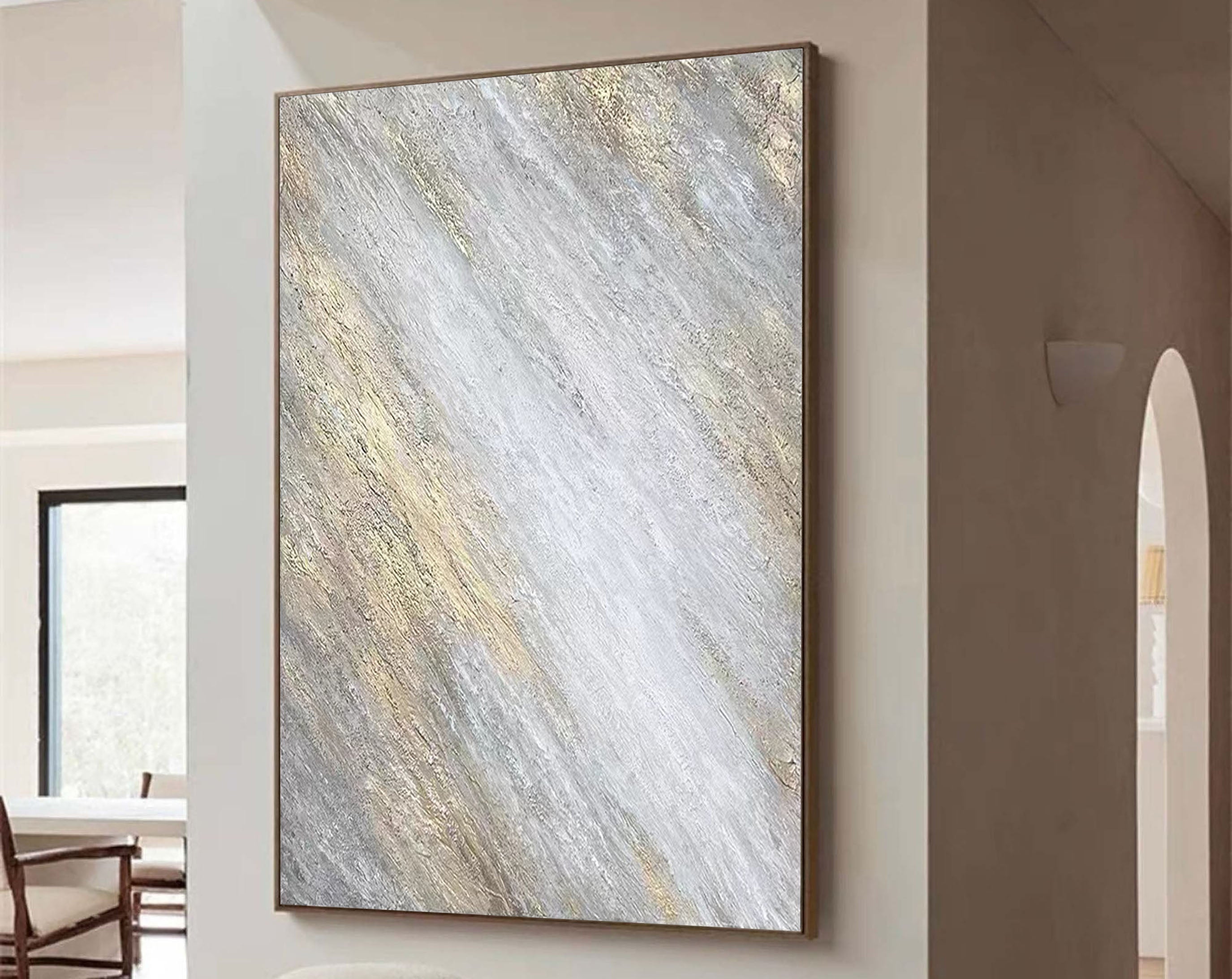 vipgallery Grey Minimalist Painting #CXA 001