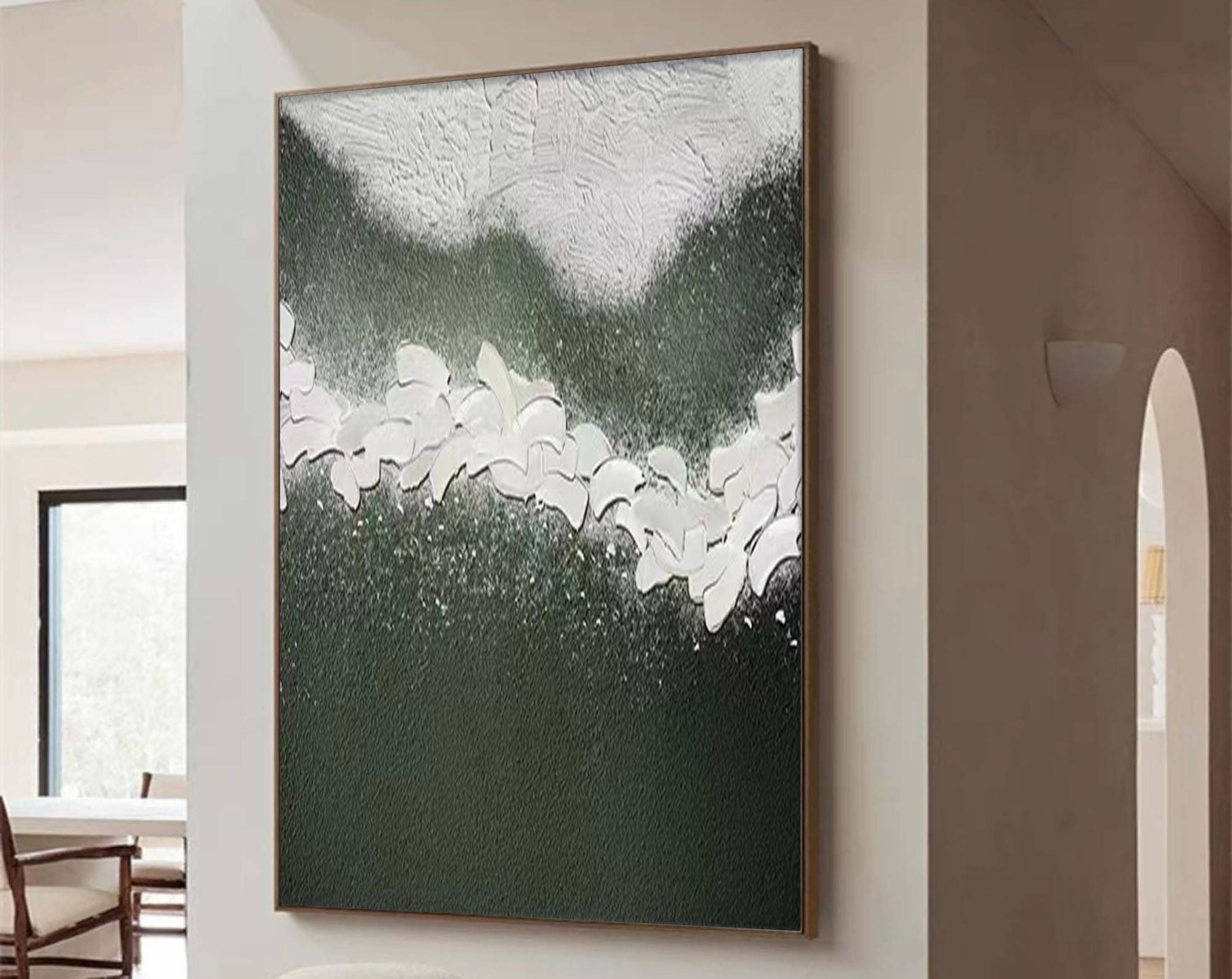 vipgallery Blue & Green Abstract Painting #CXA 010