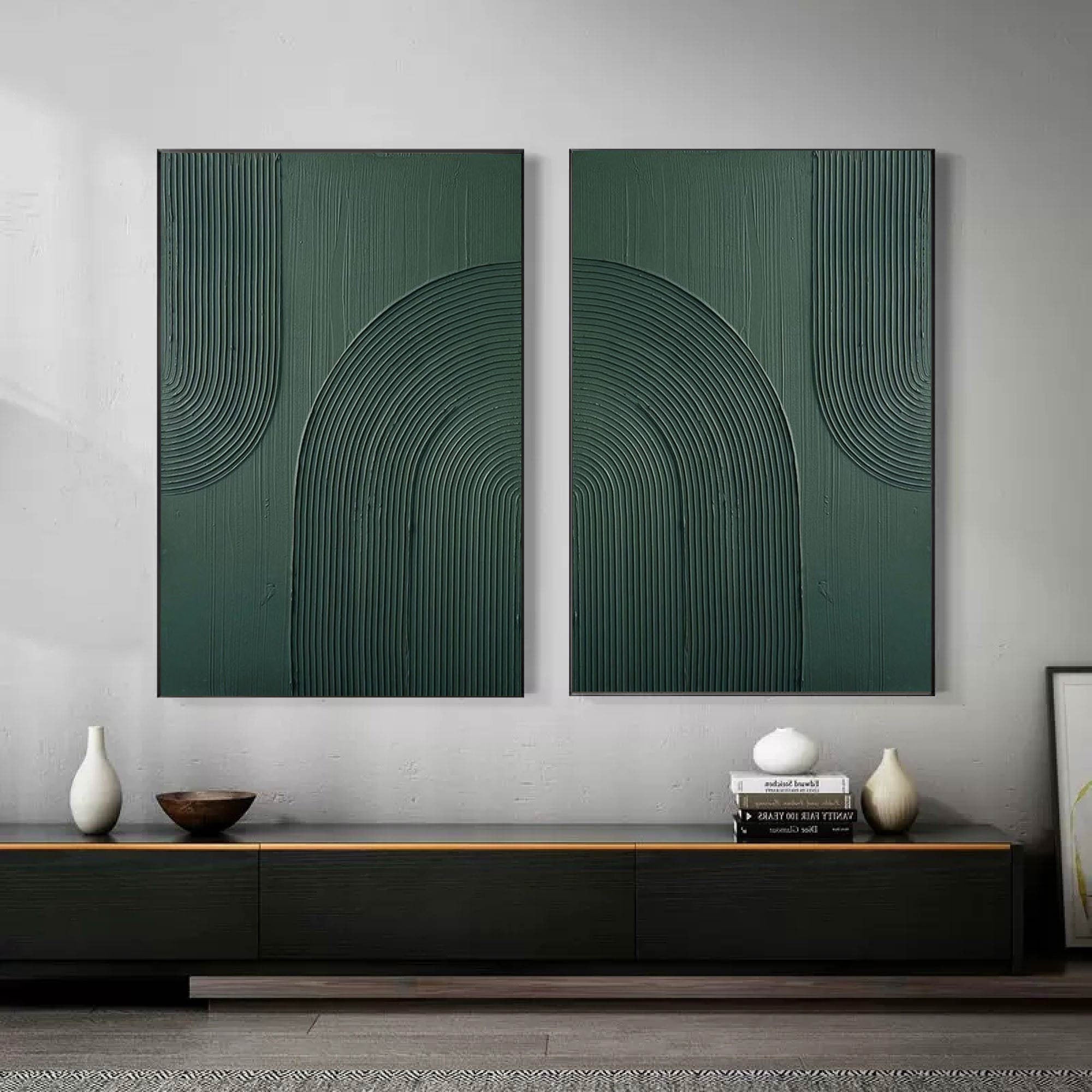 vipgallery Abstract Tranquility Painting SET OF 2 #CXA 017