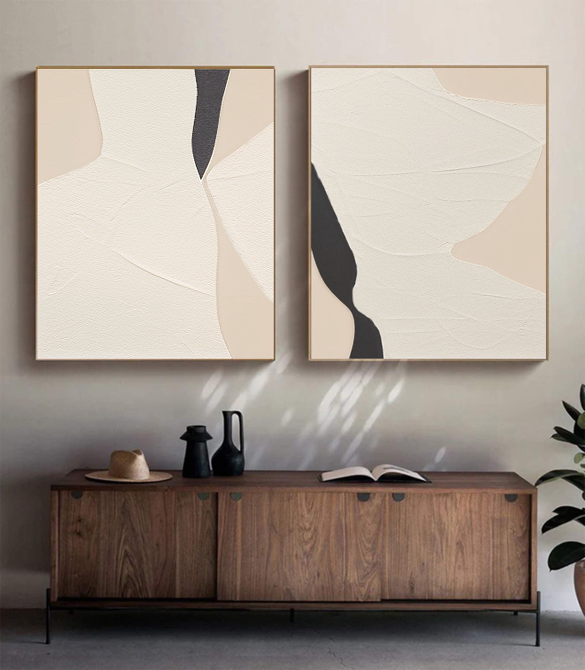 vipgallery Abstract Tranquility Painting SET OF 2 #CXA 010