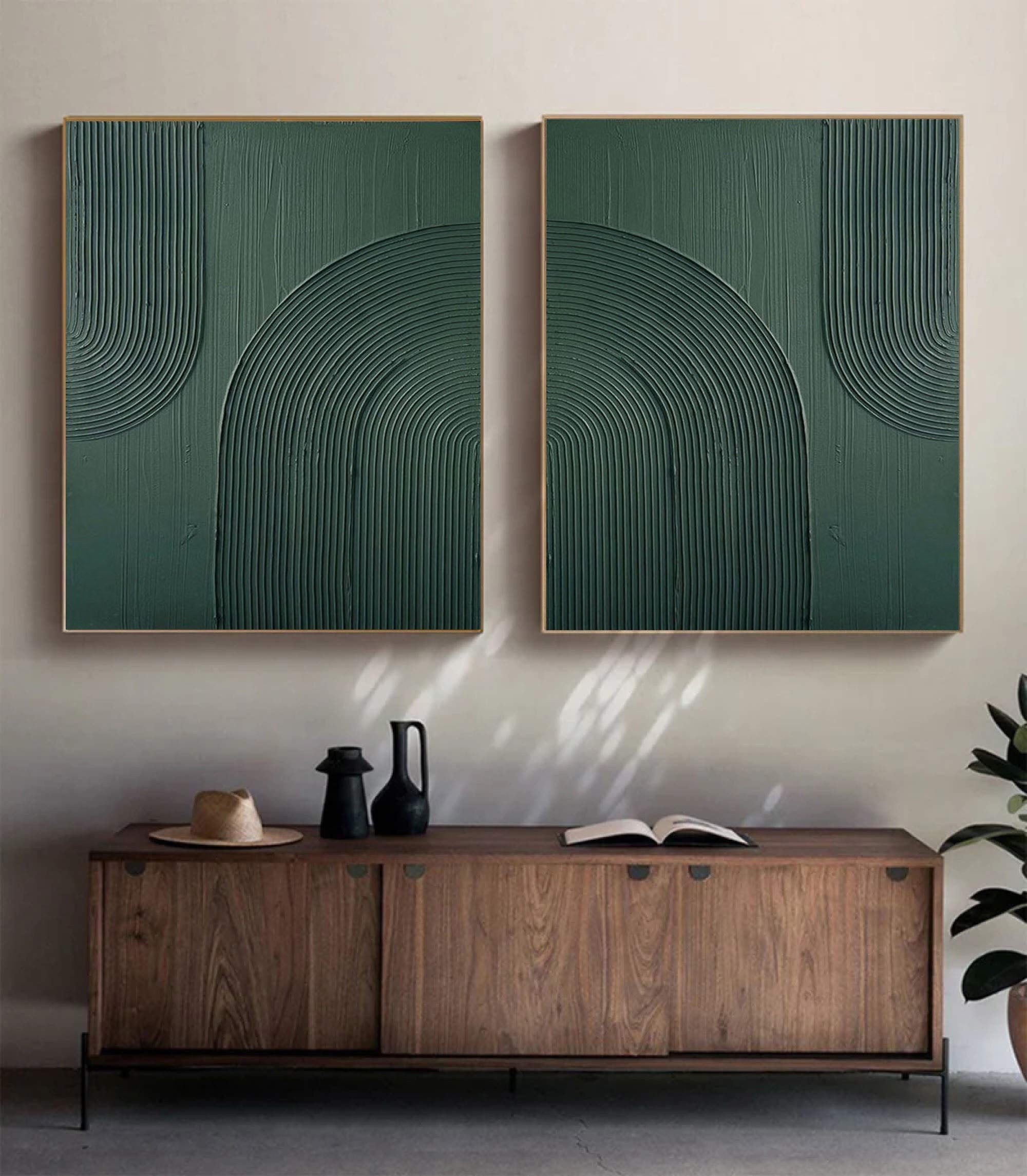 vipgallery Abstract Tranquility Painting SET OF 2 #CXA 017