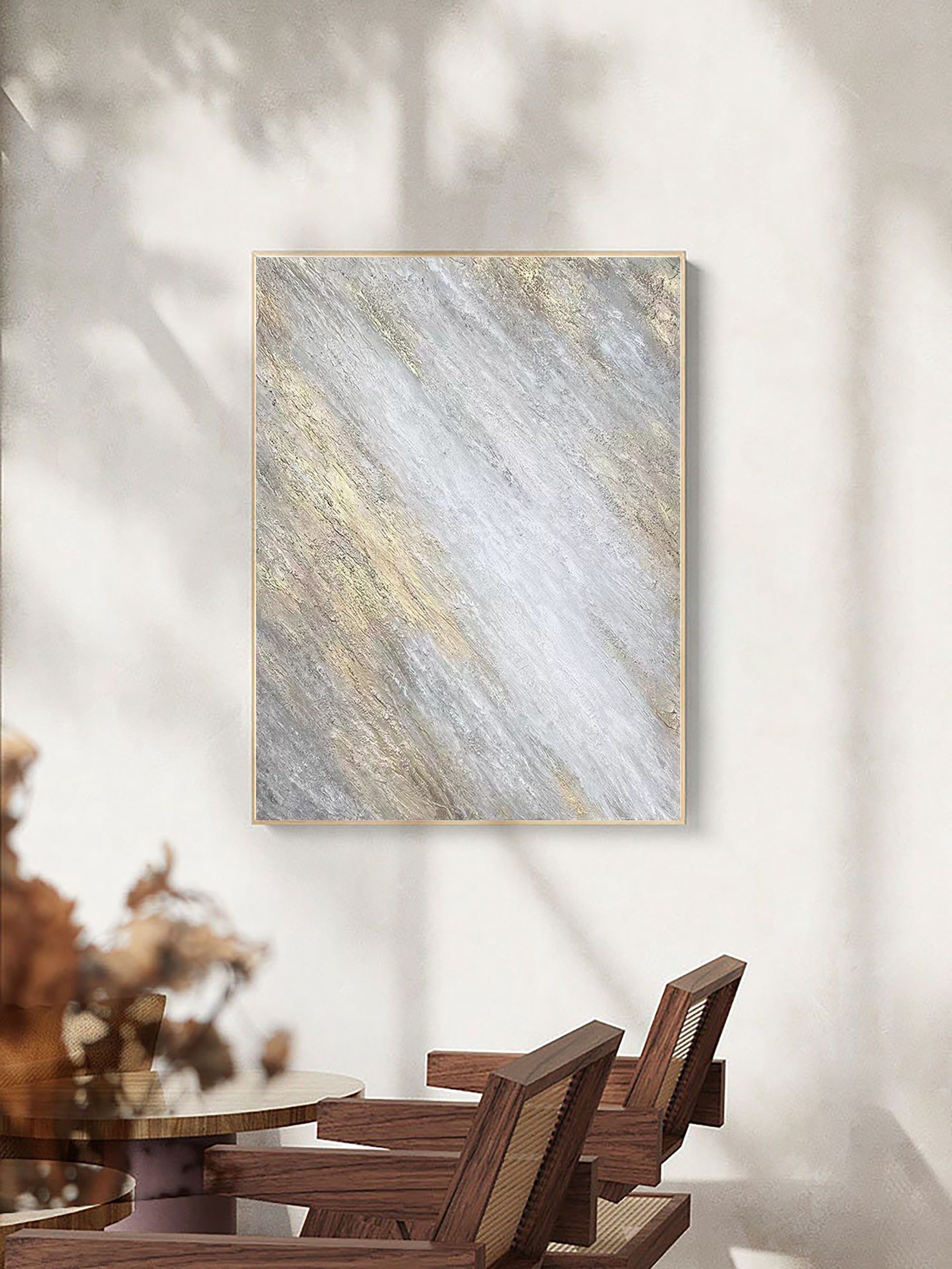 vipgallery Grey Minimalist Painting #CXA 001