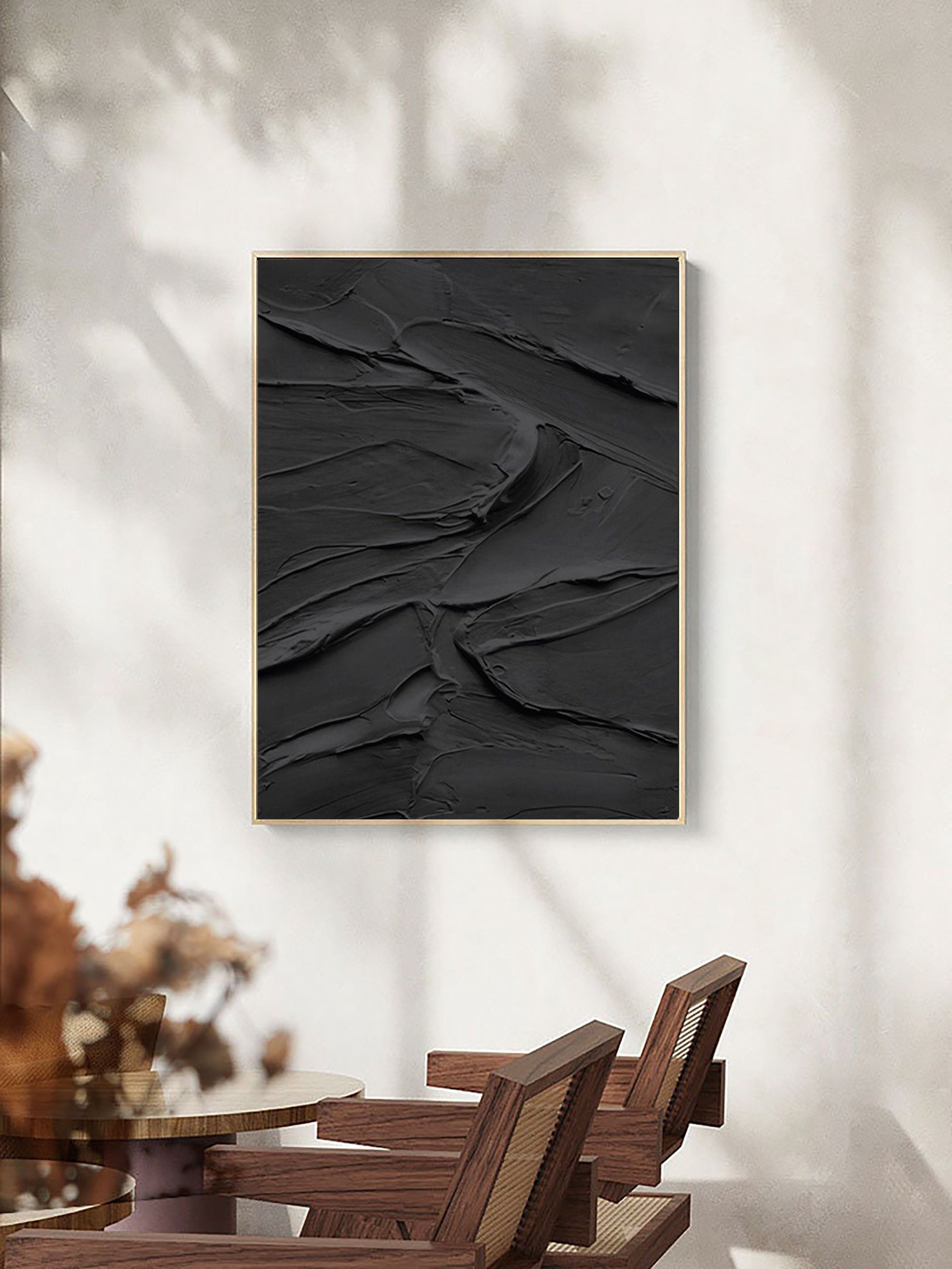 vipgallery Black & White Abstract Painting #CXA 024
