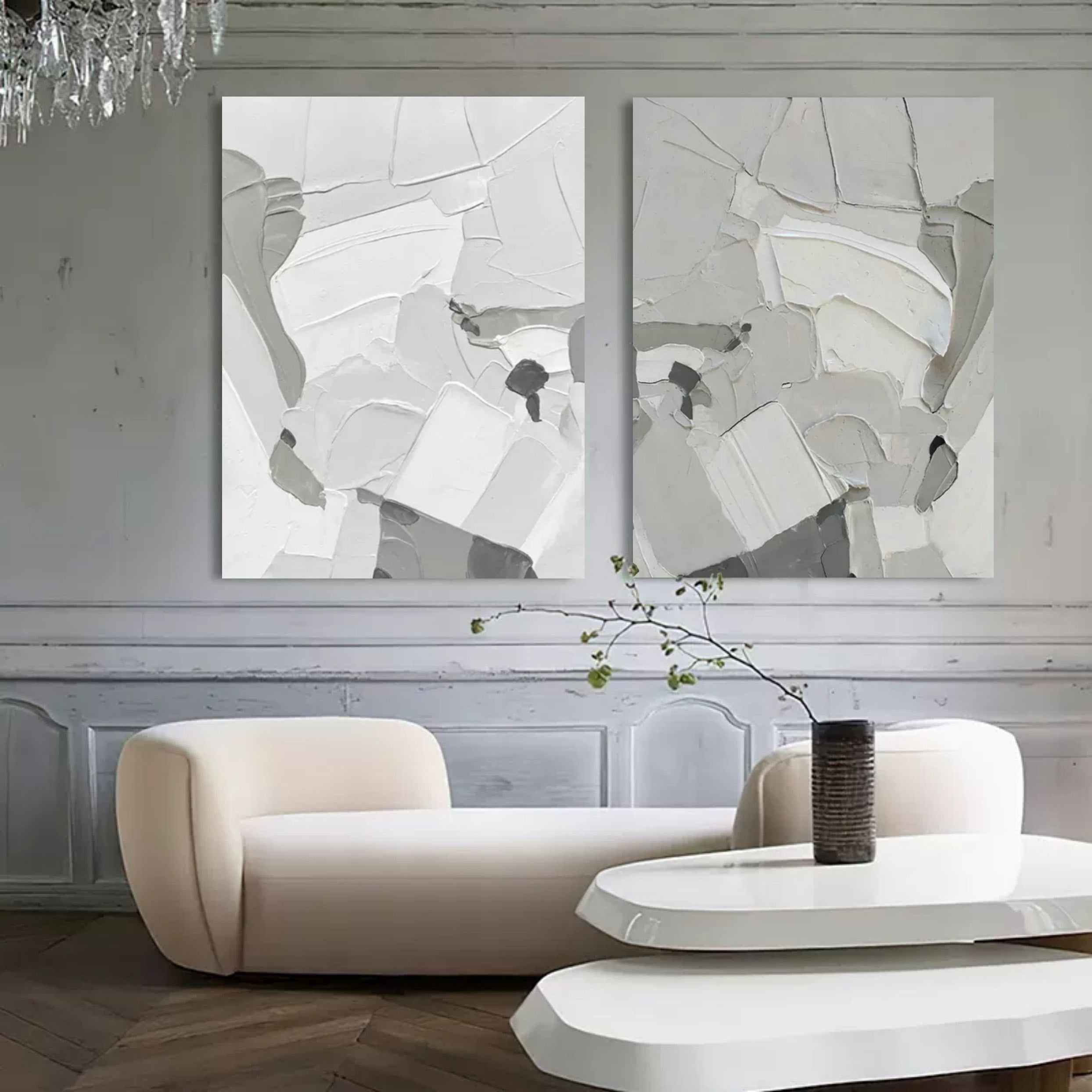 vipgallery Abstract Painting Set Of 2 #SP106