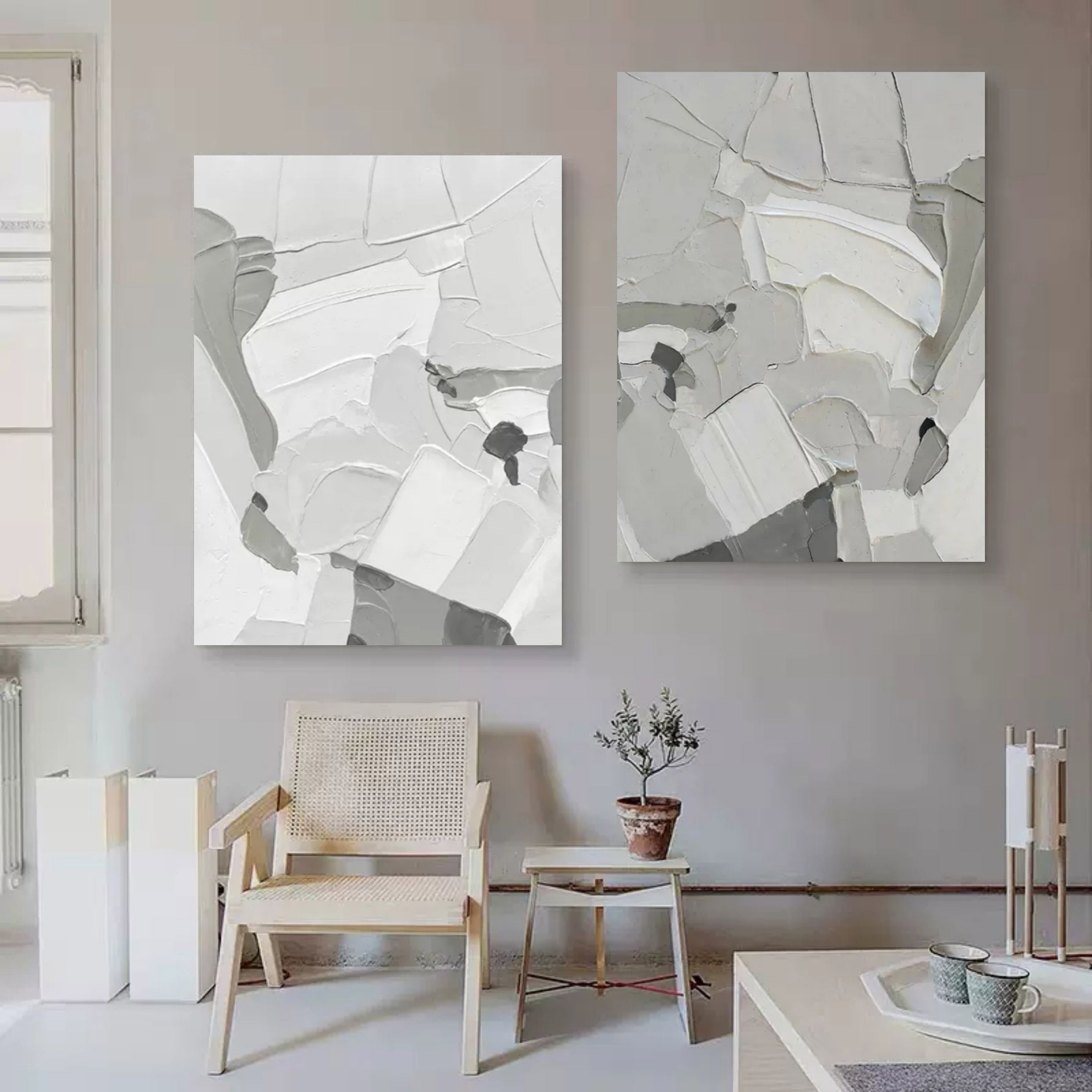vipgallery Abstract Painting Set Of 2 #SP106