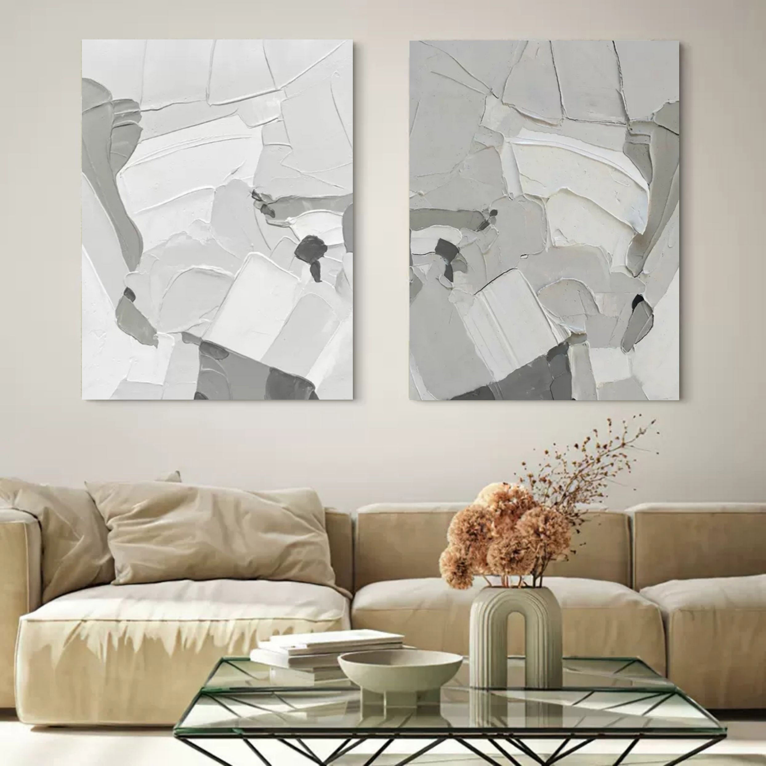 vipgallery Abstract Painting Set Of 2 #SP106