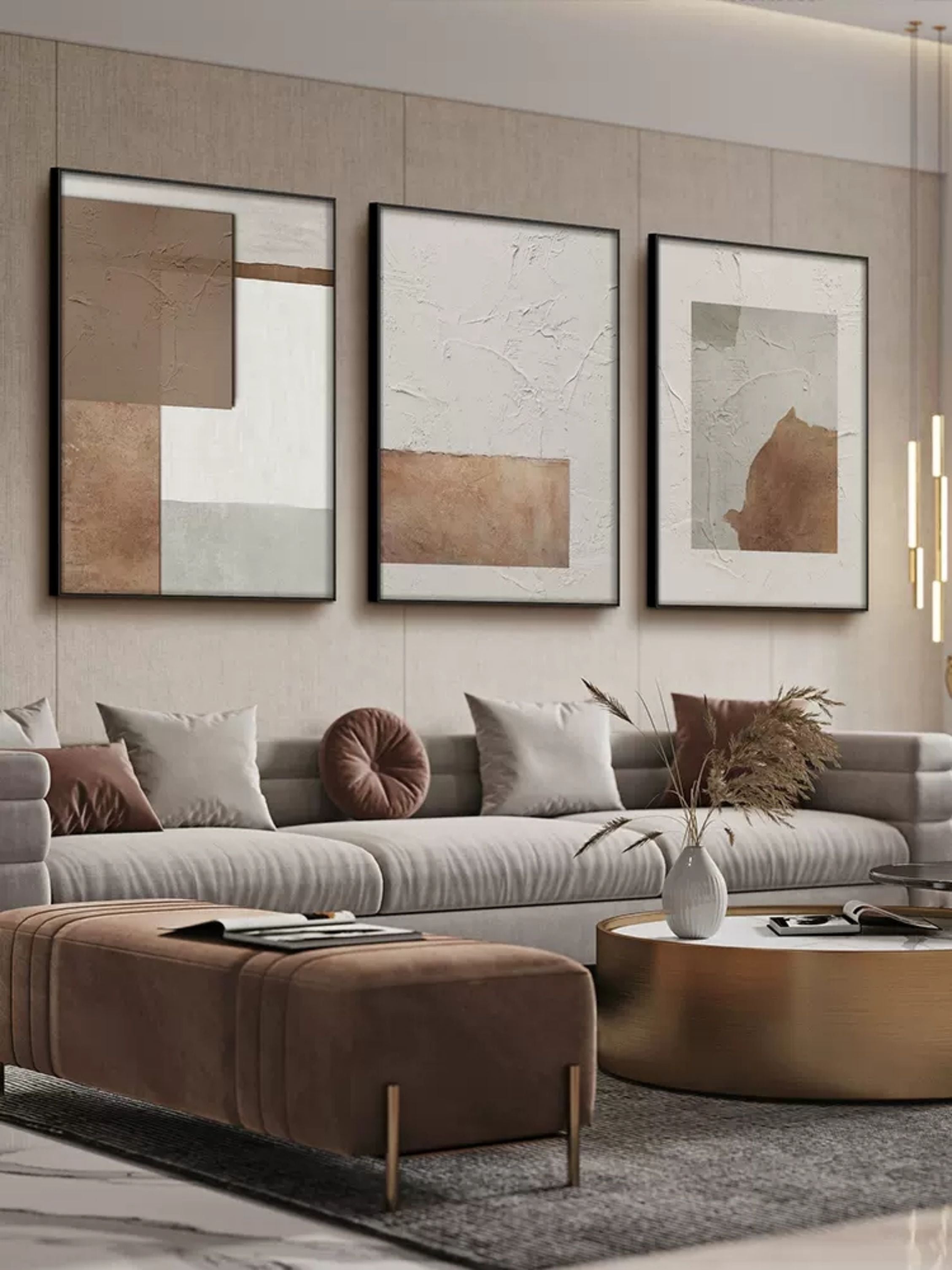 vipgallery Abstract Painting Set of 3 #SP034