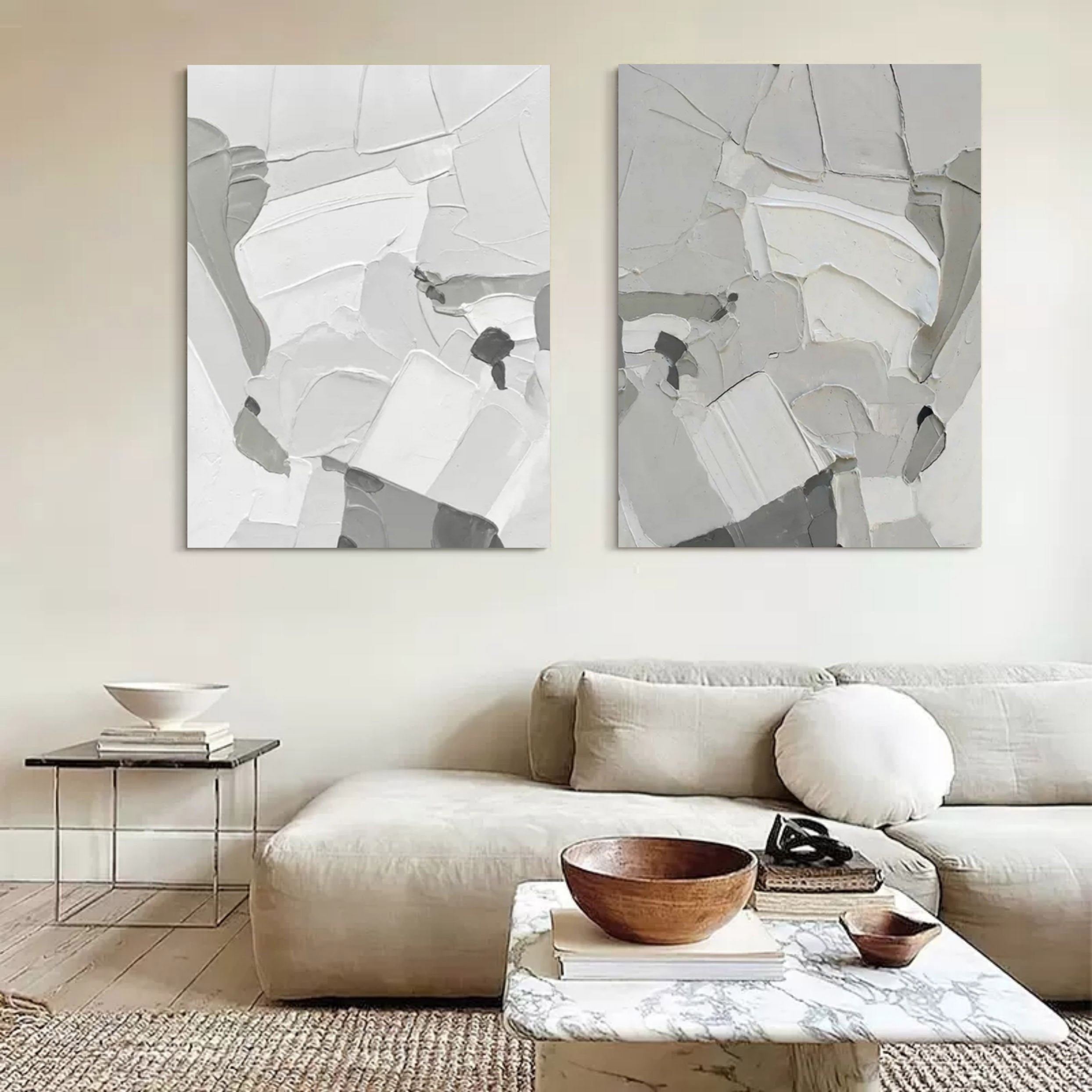 vipgallery Abstract Painting Set Of 2 #SP106