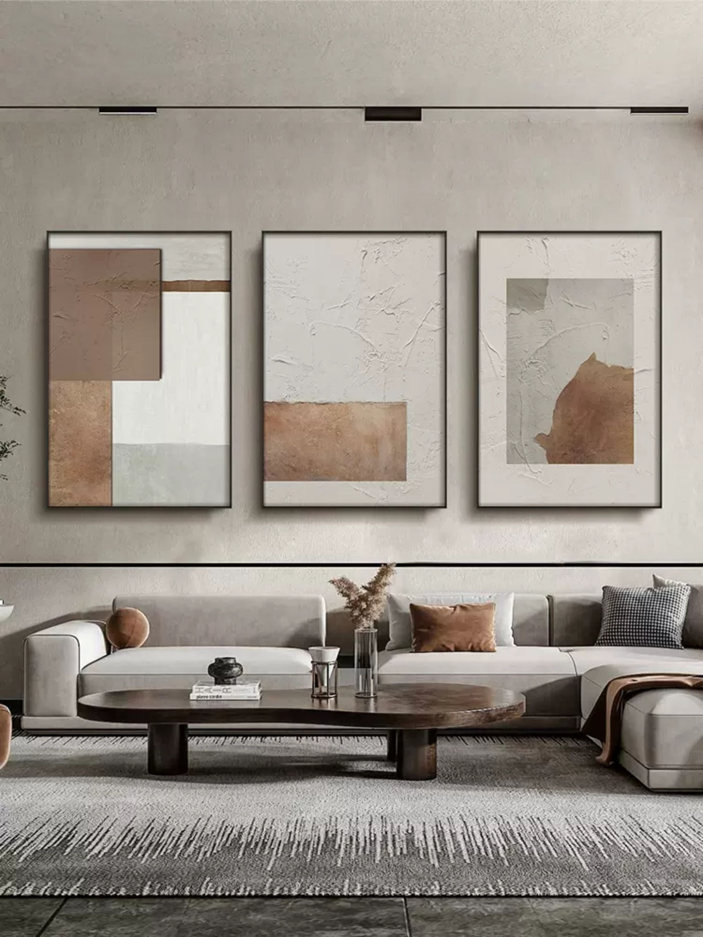 vipgallery Abstract Painting Set of 3 #SP034