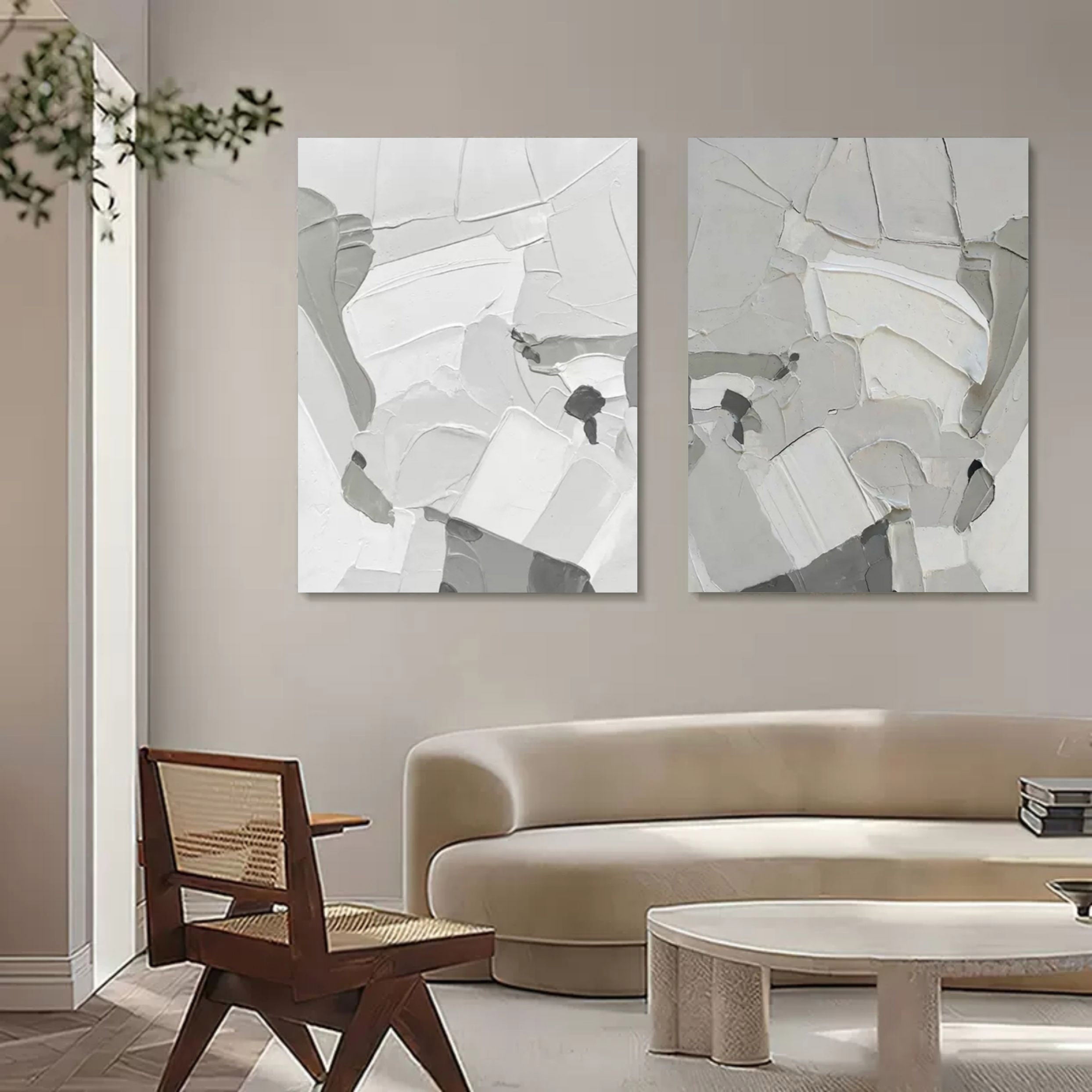 vipgallery Abstract Painting Set Of 2 #SP106