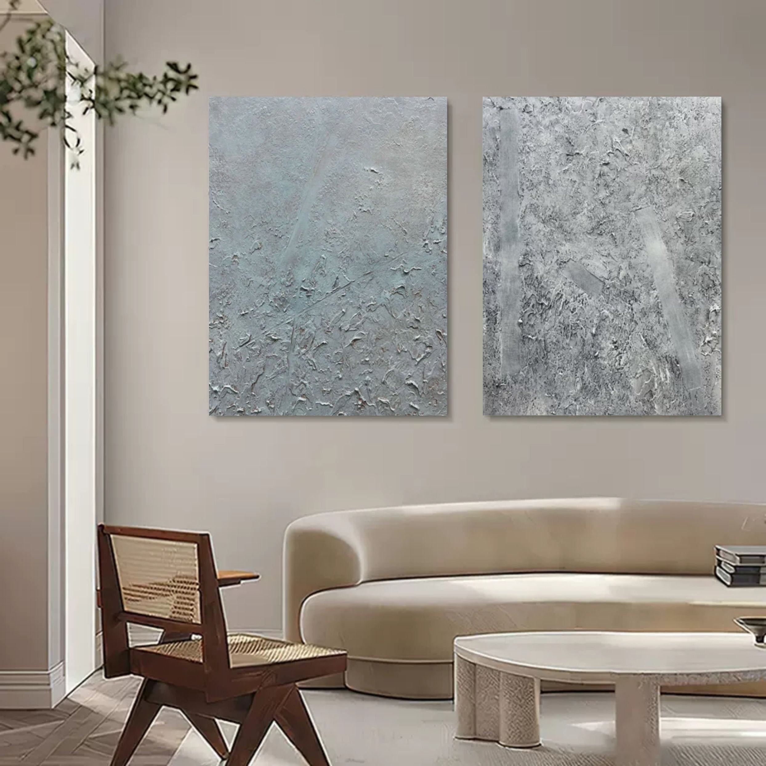 vipgallery Abstract Painting Set Of 2 #SP083