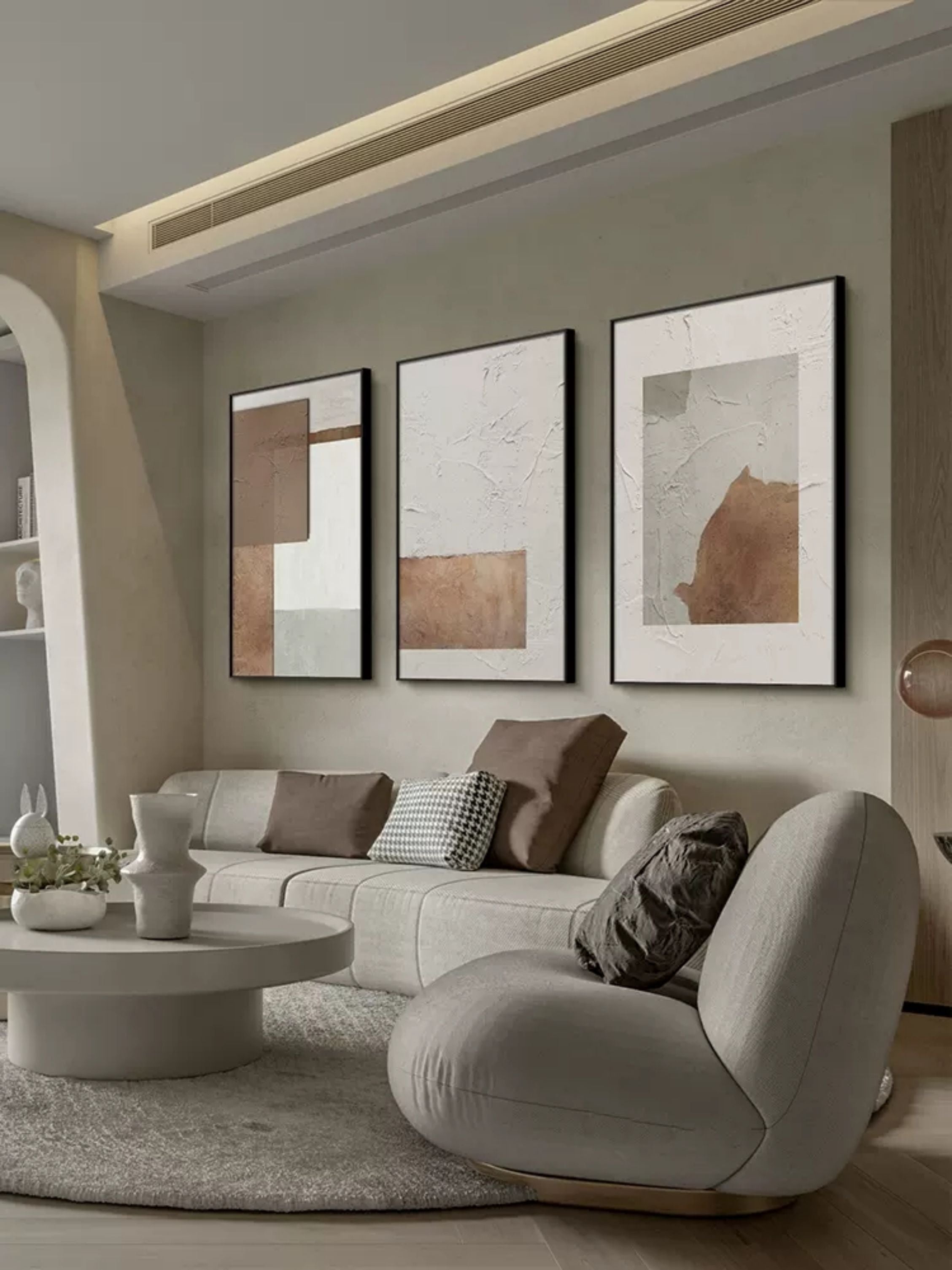 vipgallery Abstract Painting Set of 3 #SP034