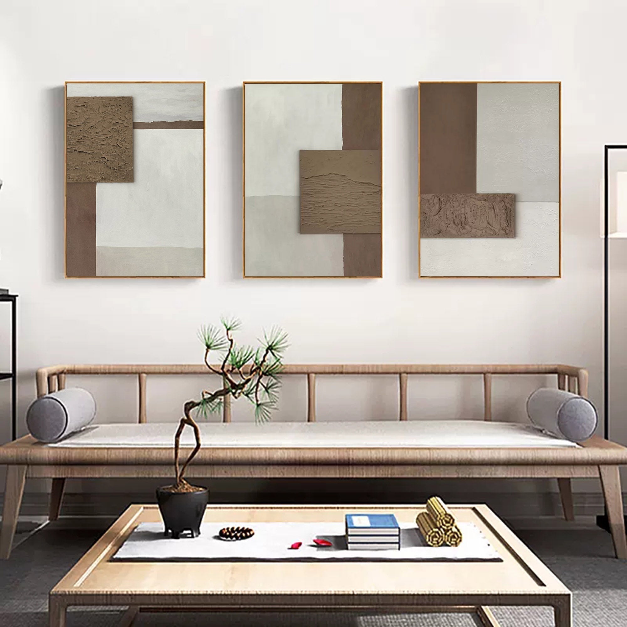 vipgallery Abstract Painting Set of 3 #SP009
