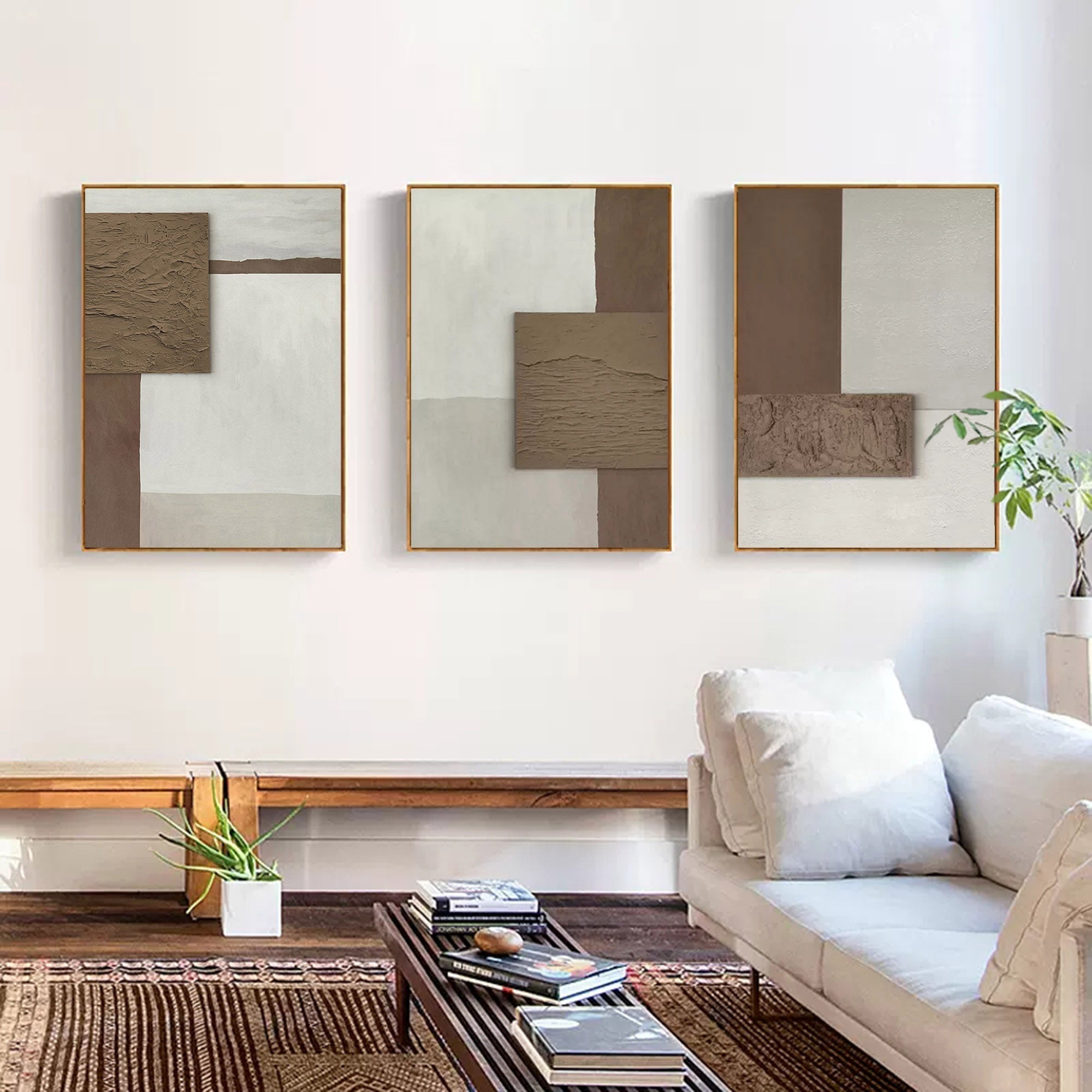 vipgallery Abstract Painting Set of 3 #SP009