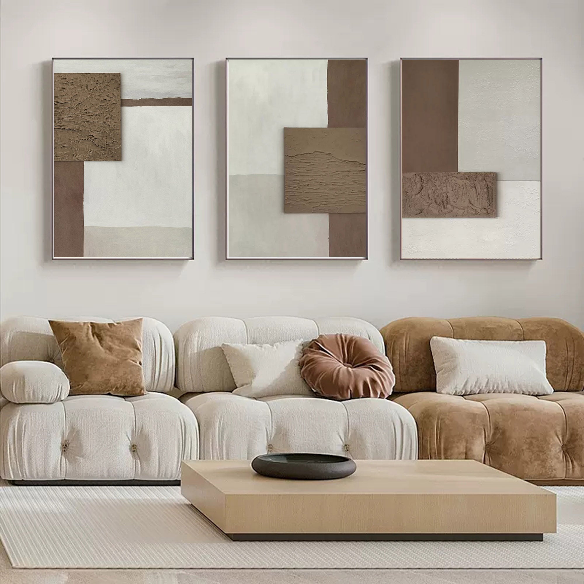 vipgallery Abstract Painting Set of 3 #SP009