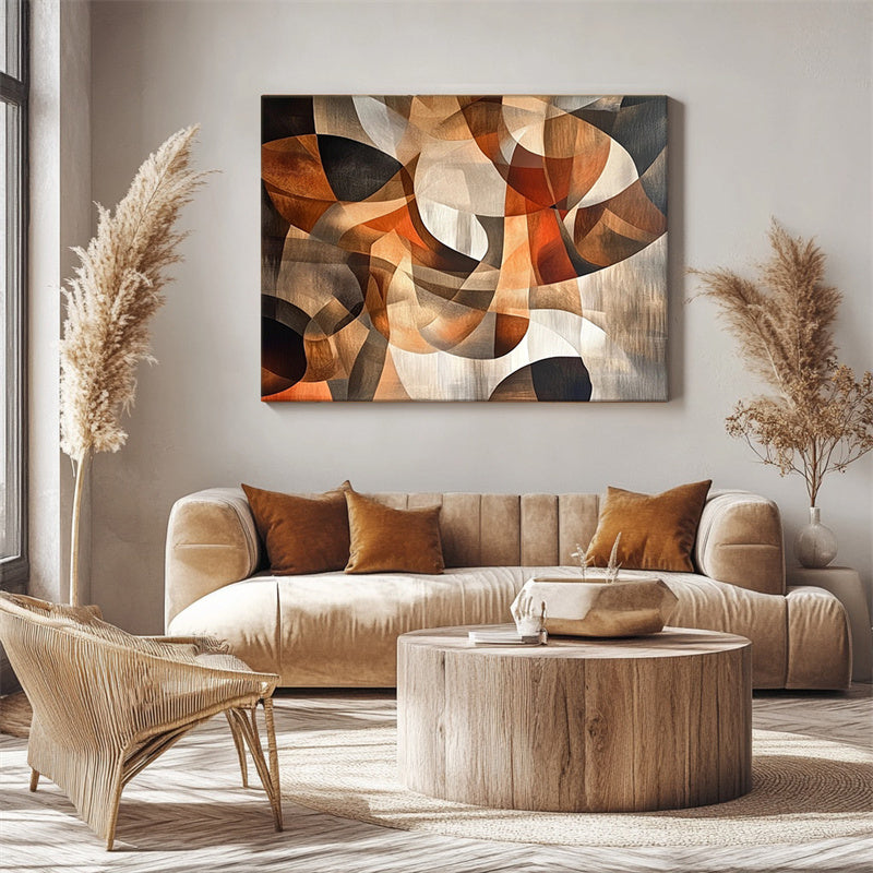 vipgallery Earth Tones: Abstract Harmony-wp240048