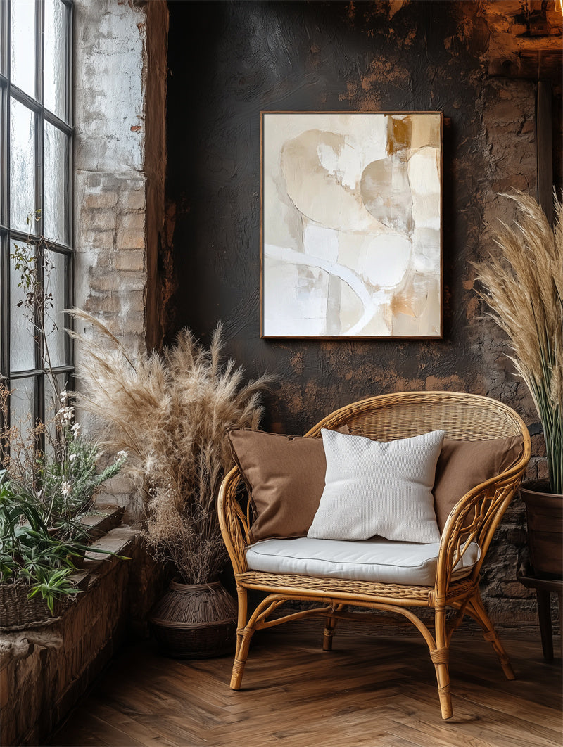 vipgallery Neutral Abstract Canvas Art-wp240088