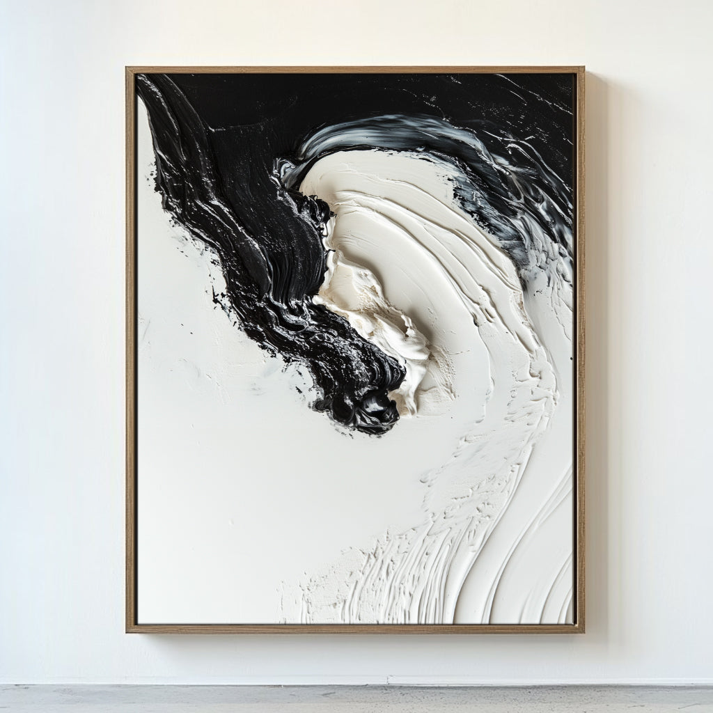 vipgallery Textured Black & White Abstract-wp240158