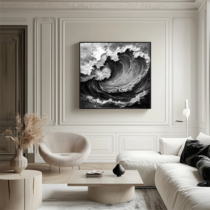 vipgallery Monochrome Wave: Dynamic Flow-wp240468