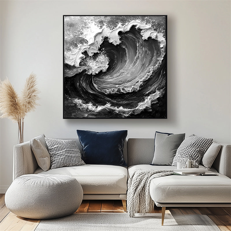 vipgallery Monochrome Wave: Dynamic Flow-wp240468