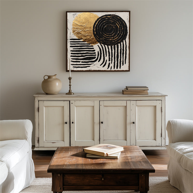 vipgallery Golden Balance: Abstract Harmony-wp240518
