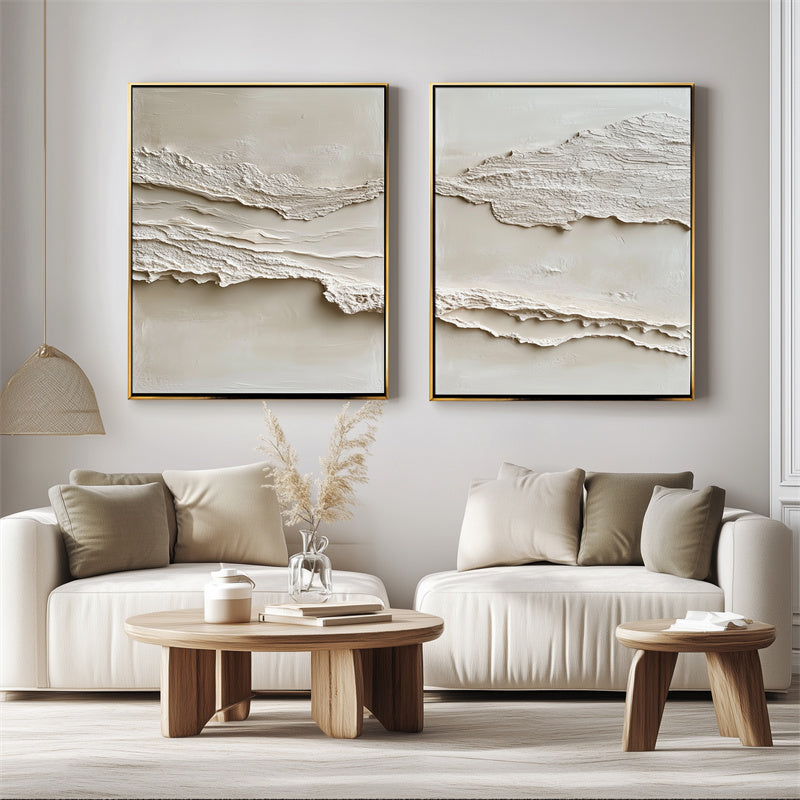 vipgallery Textured Waves in Soft Neutral Hues-wp240808