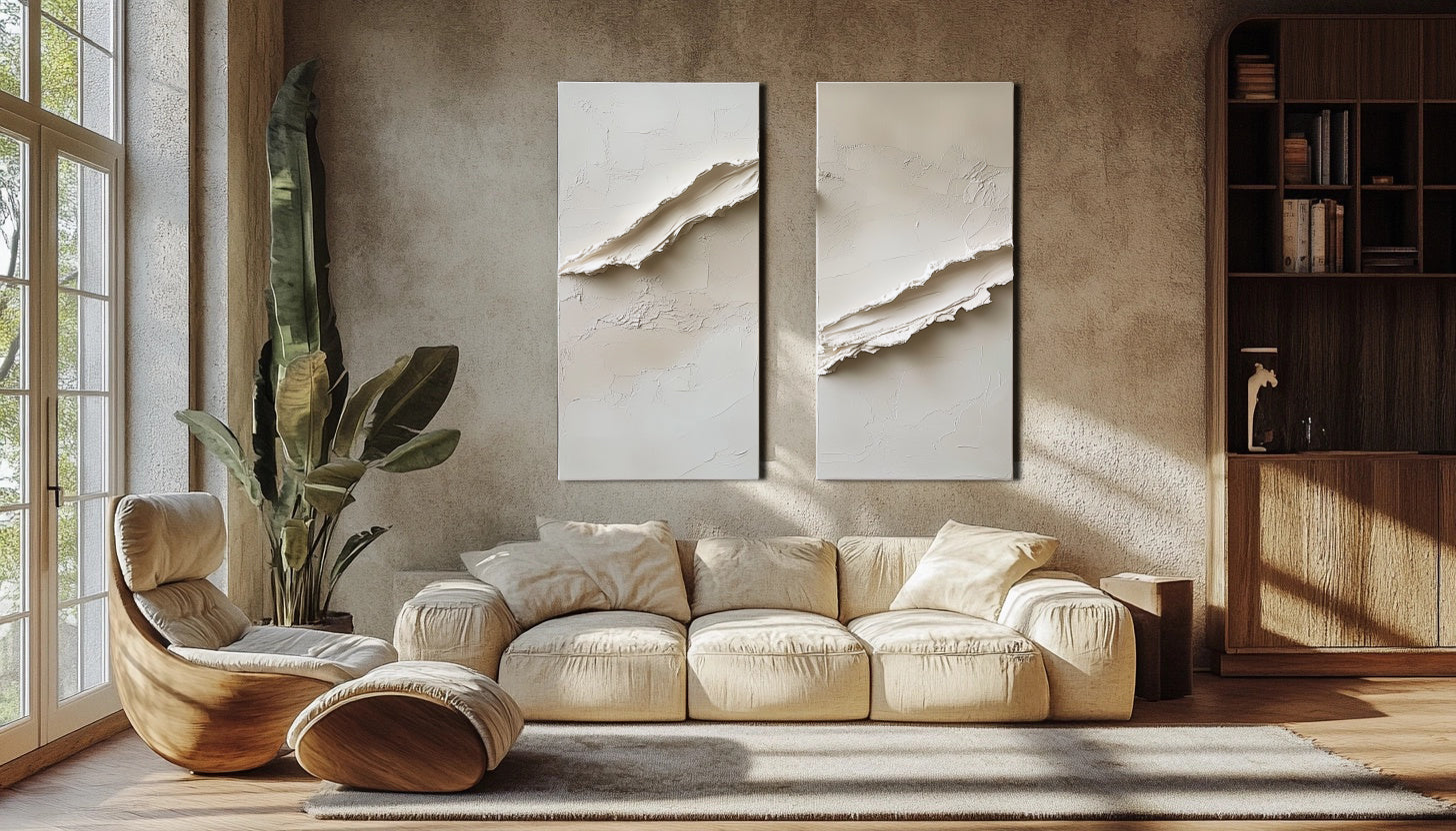 vipgallery Textured Abstract Waves in Neutral Tones-wp240828