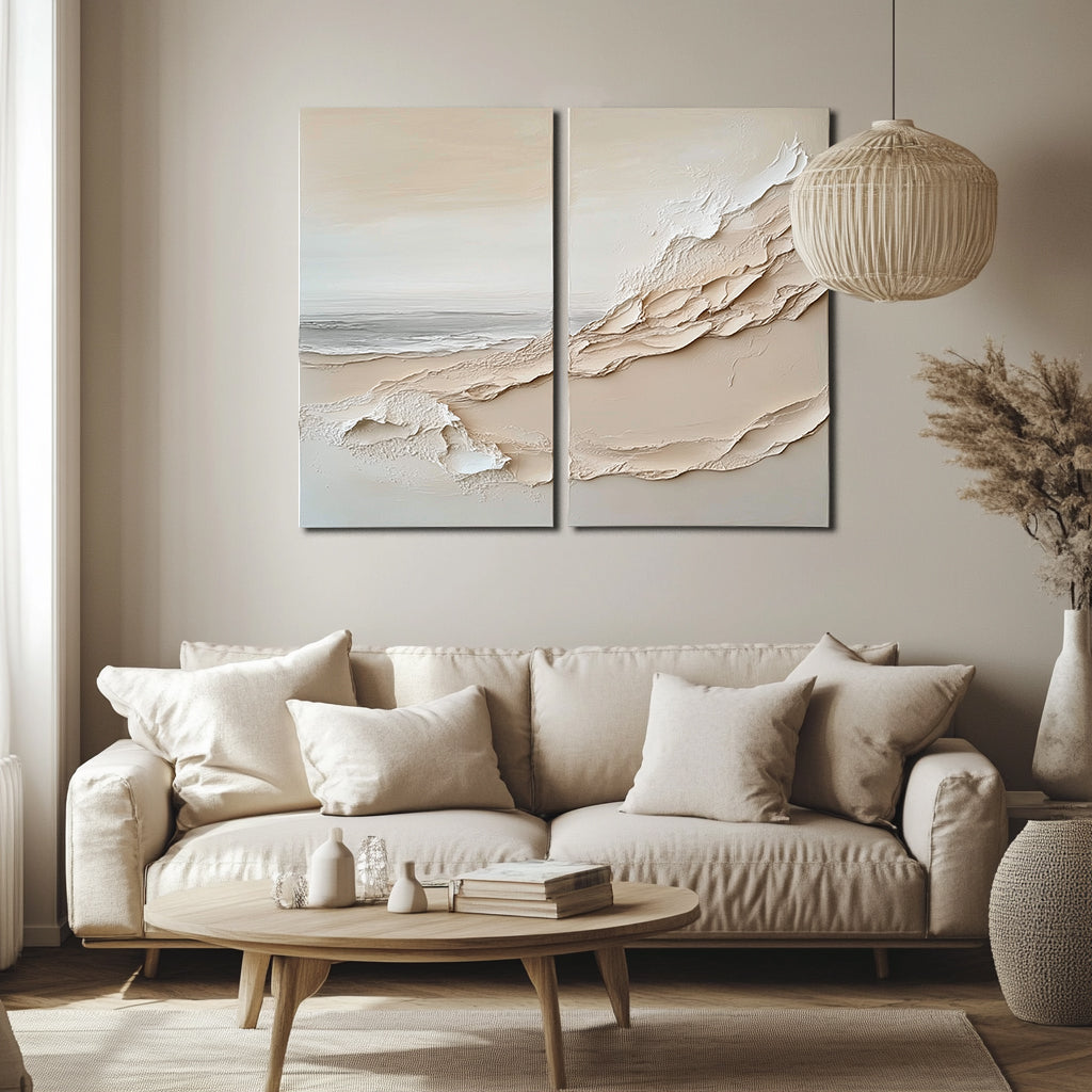 vipgallery Textured Ocean Waves in Soft Tones-wp240838
